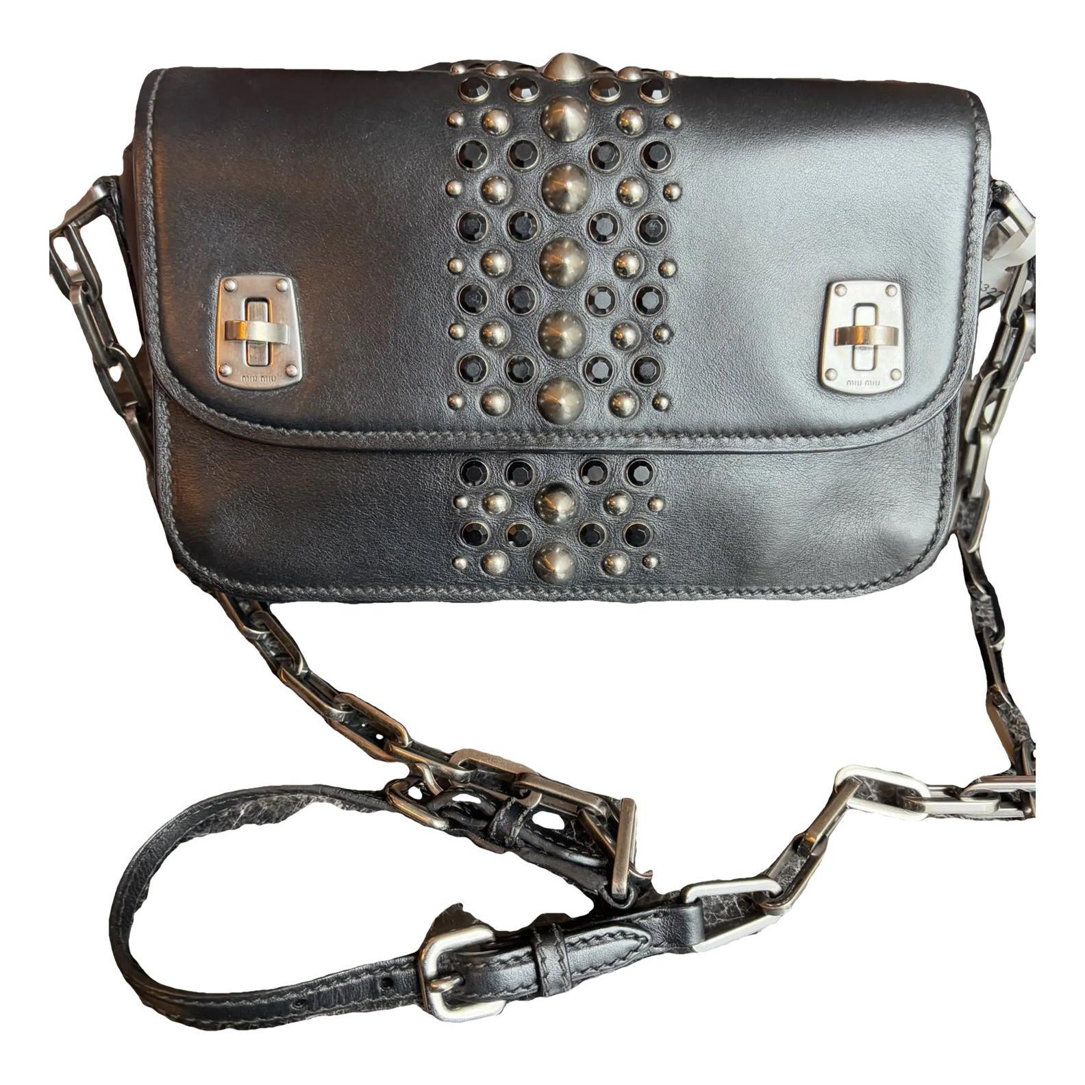 Leather crossbody bag