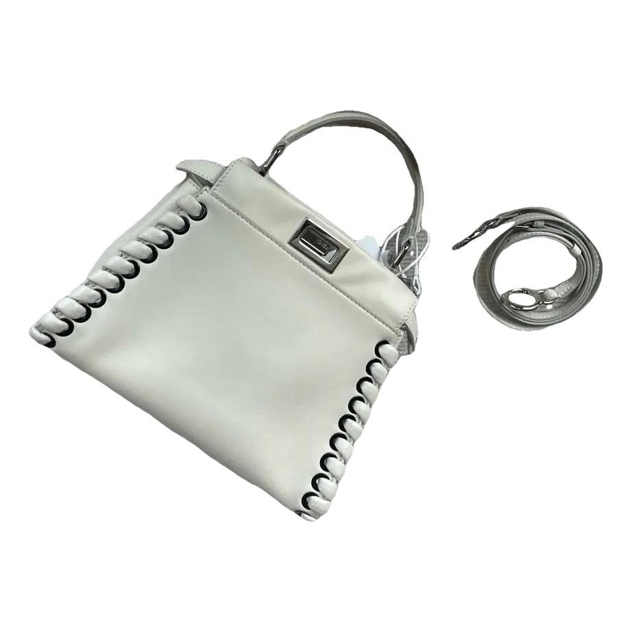 Peekaboo leather handbag
