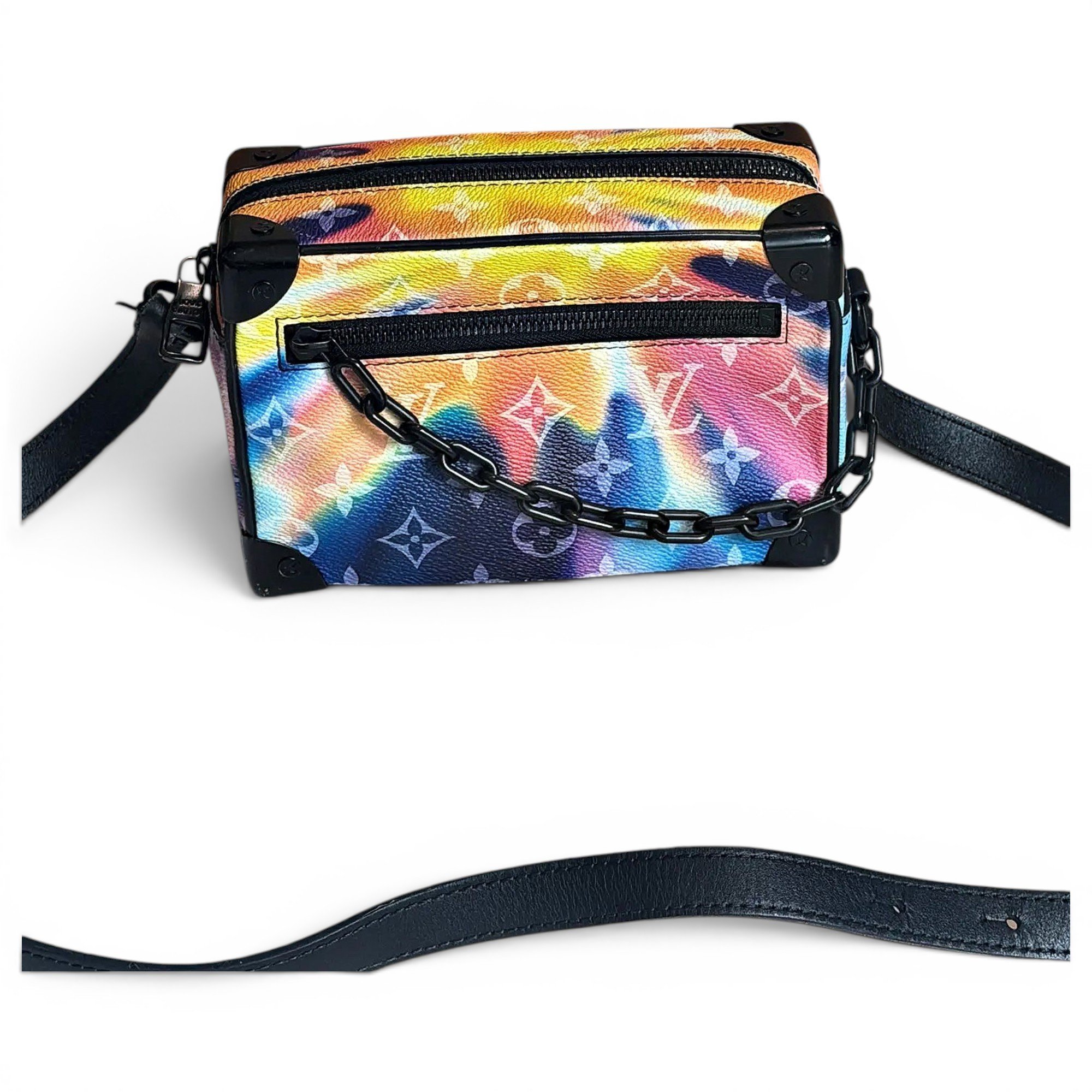 Vinyl crossbody bag