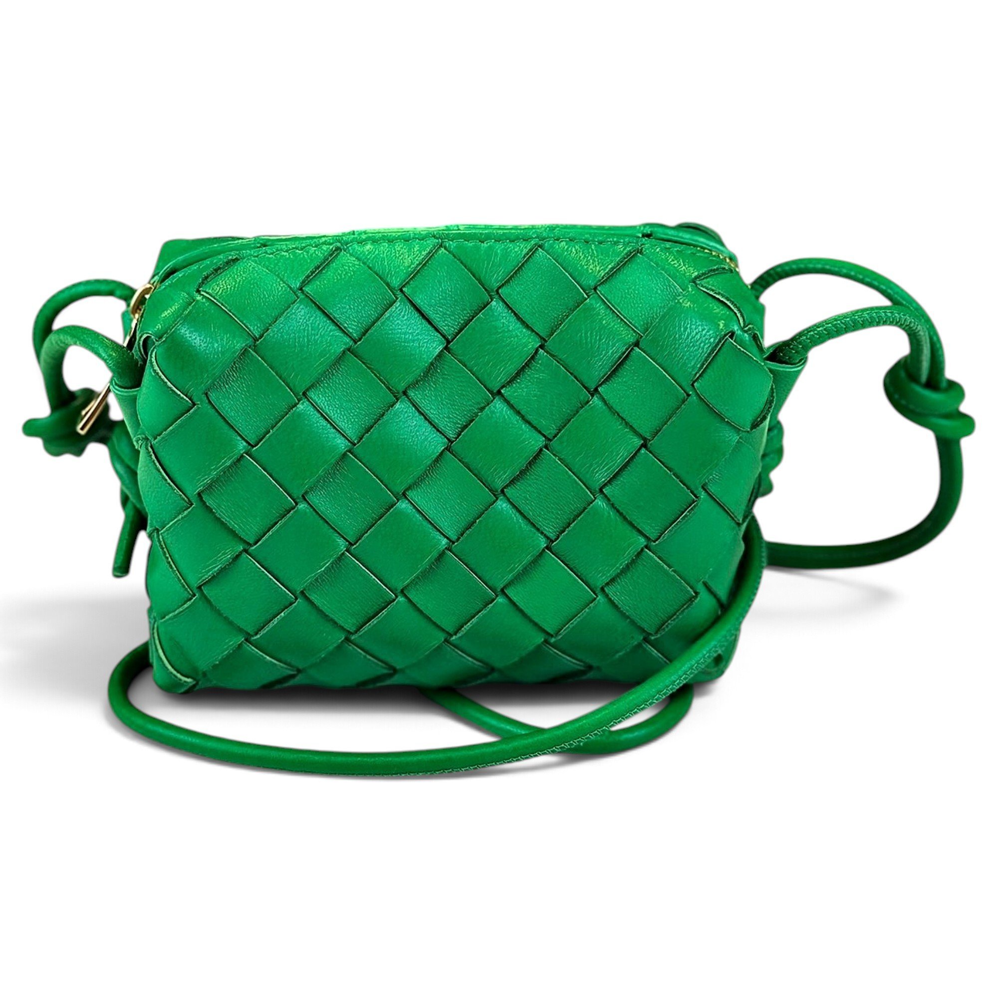 Loop leather crossbody bag
