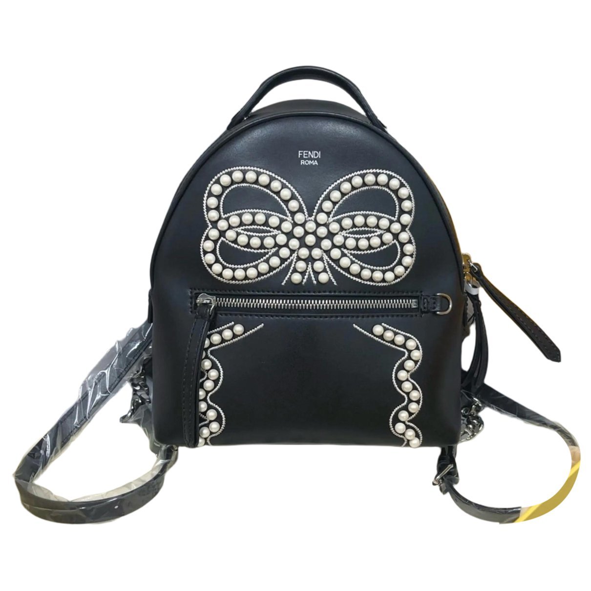 Leather backpack