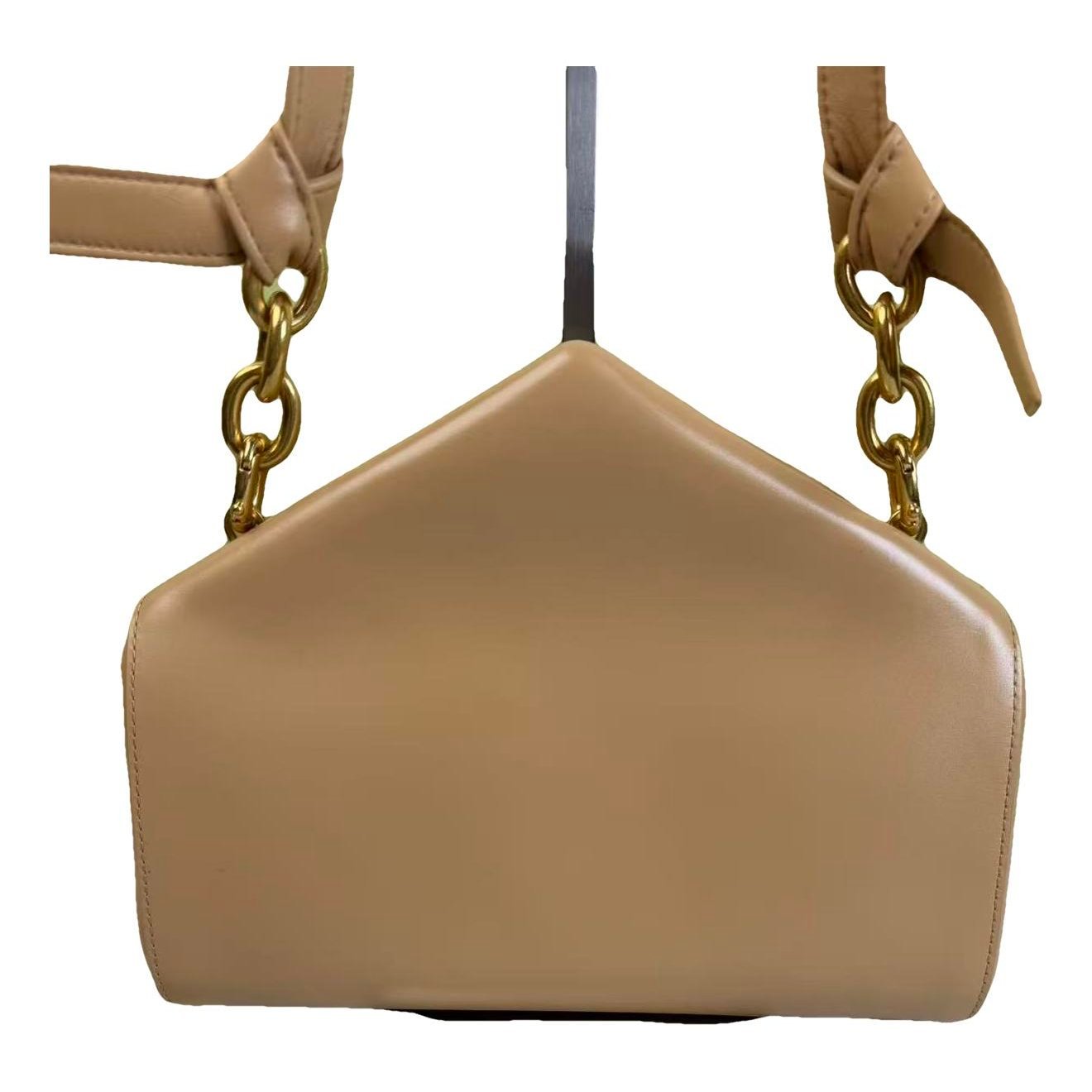 Mount leather crossbody bag