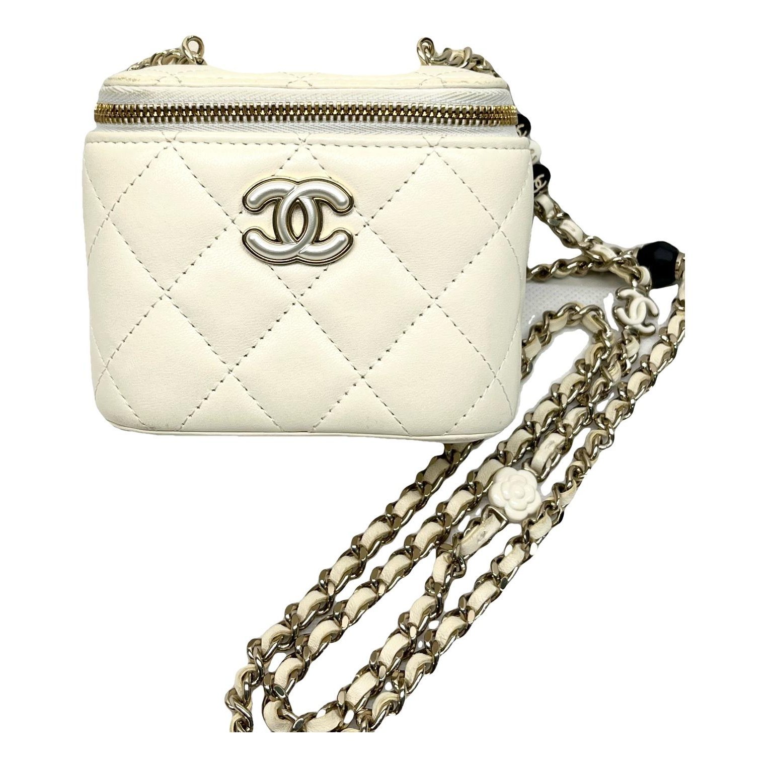 Trendy CC Vanity leather handbag