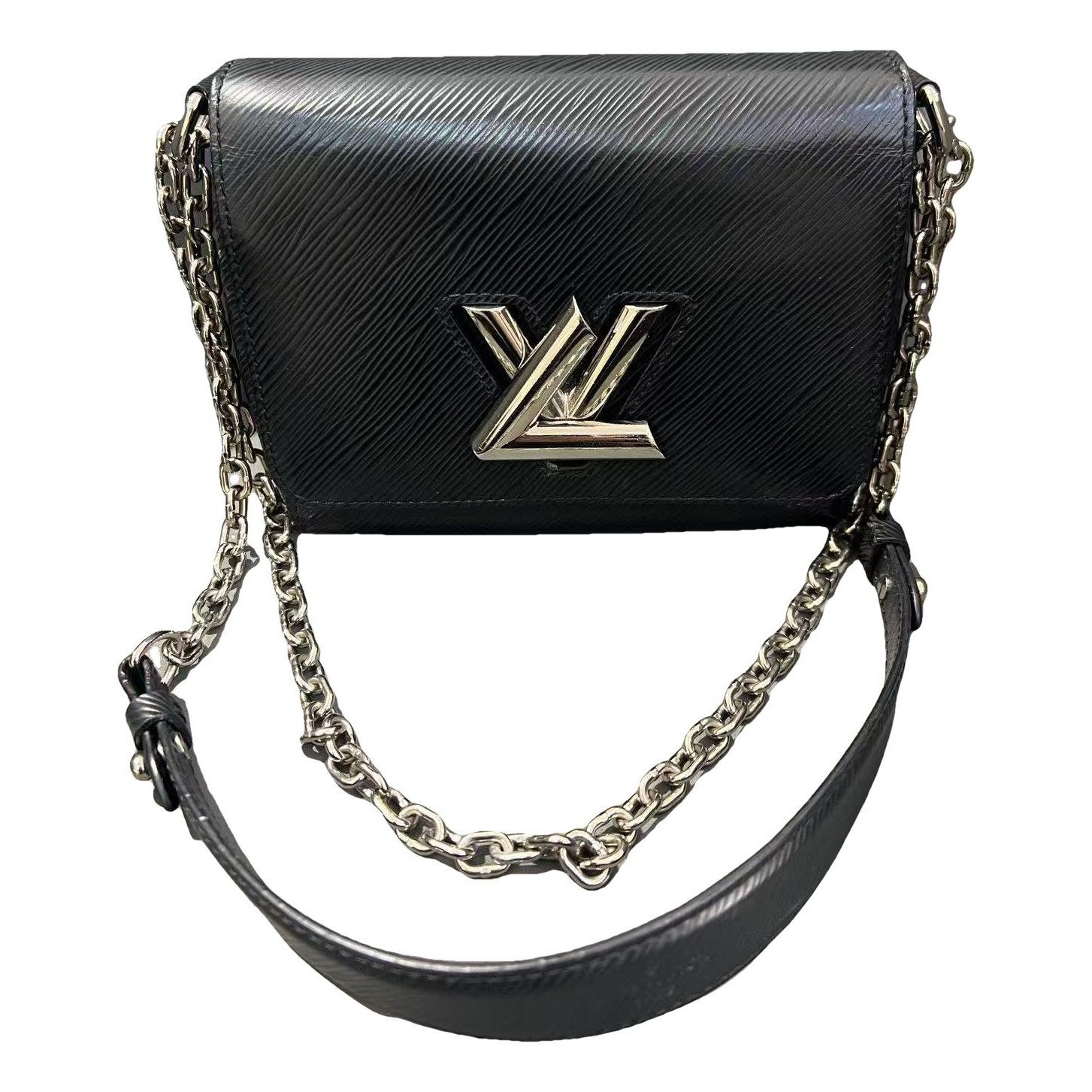 Twist leather handbag