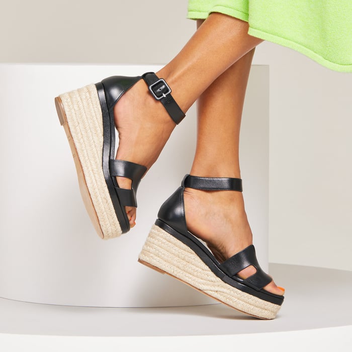 Noir Elda Espadrille