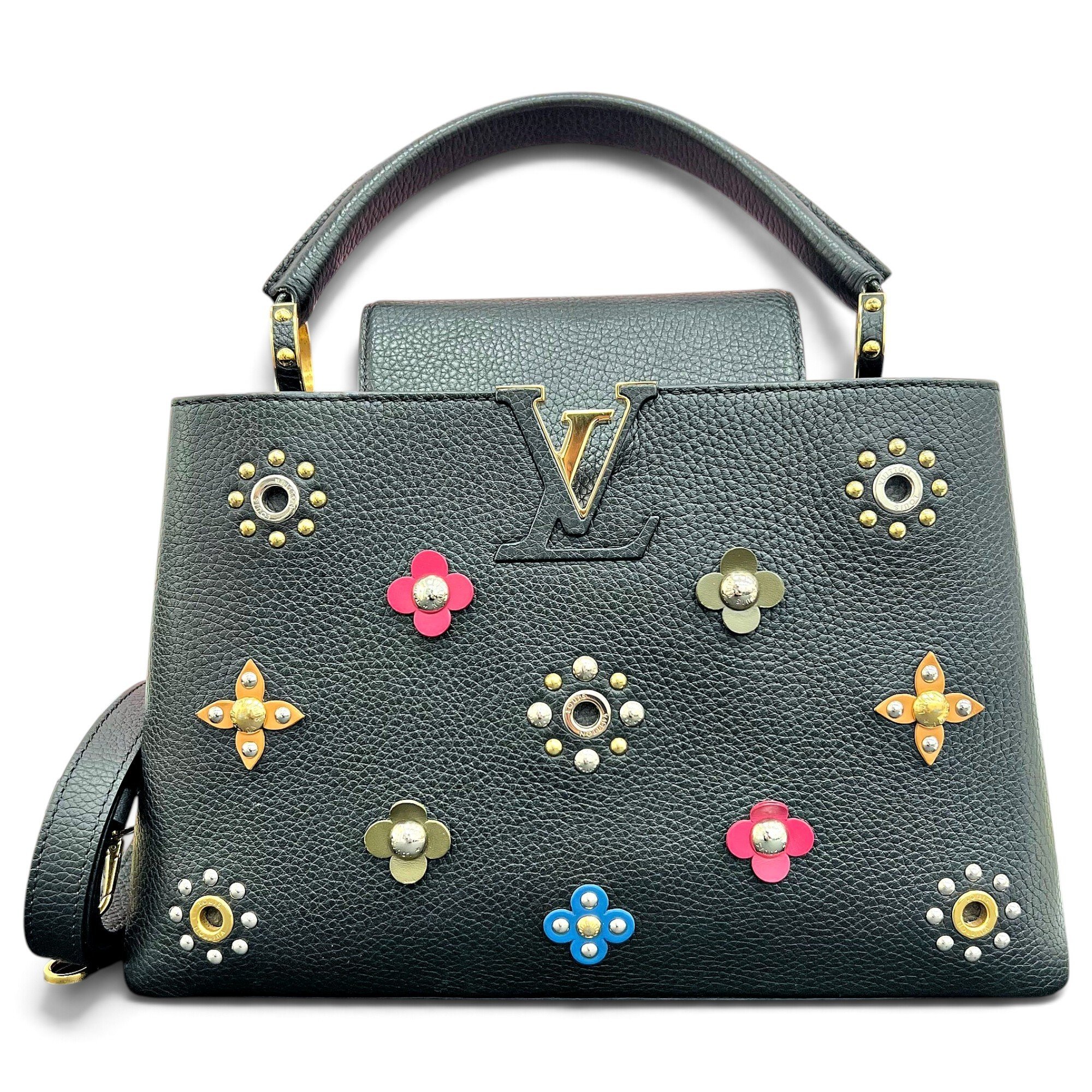 Capucines leather handbag