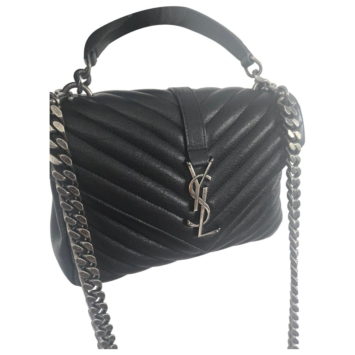 Collége monogramme leather handbag