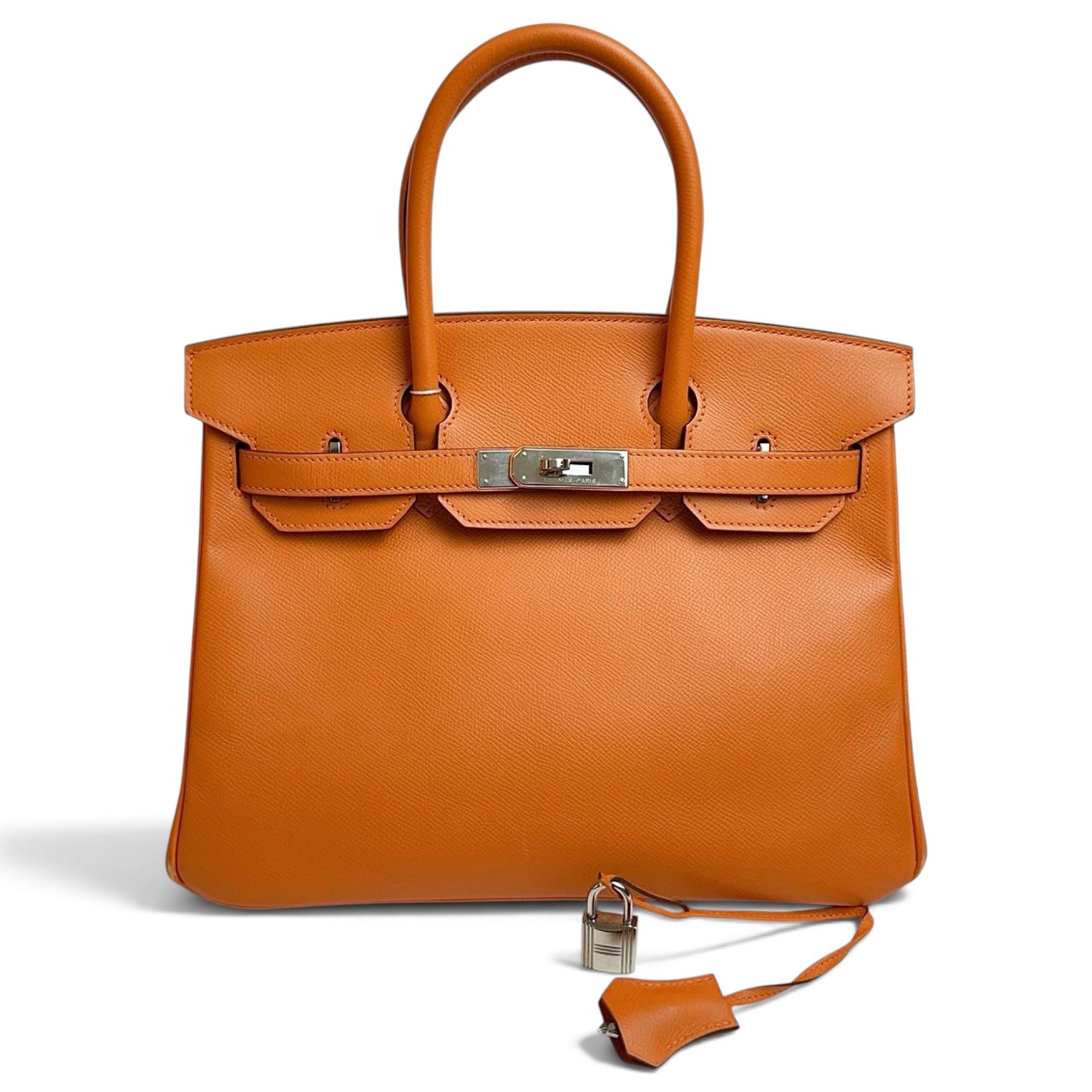 Birkin 30 leather handbag
