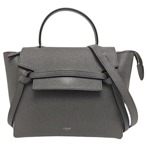 Belt leather handbag
