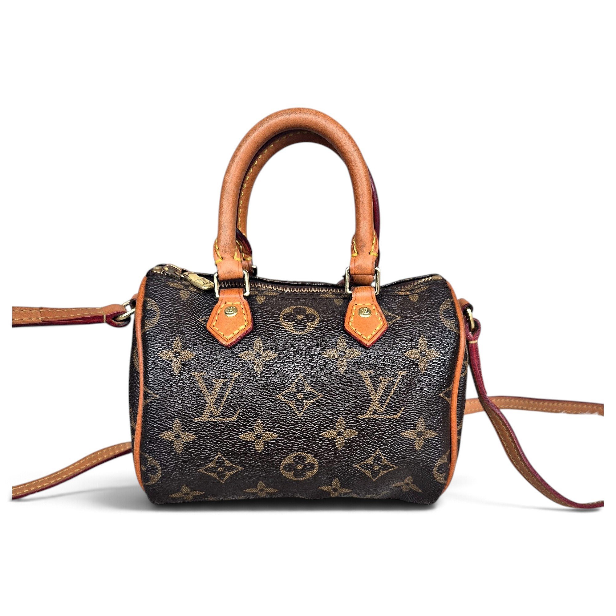 Nano Speedy / Mini HL leather handbag