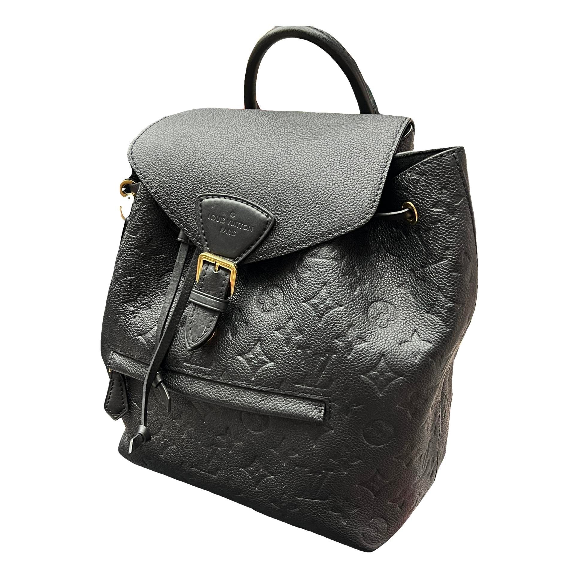 Leather backpack