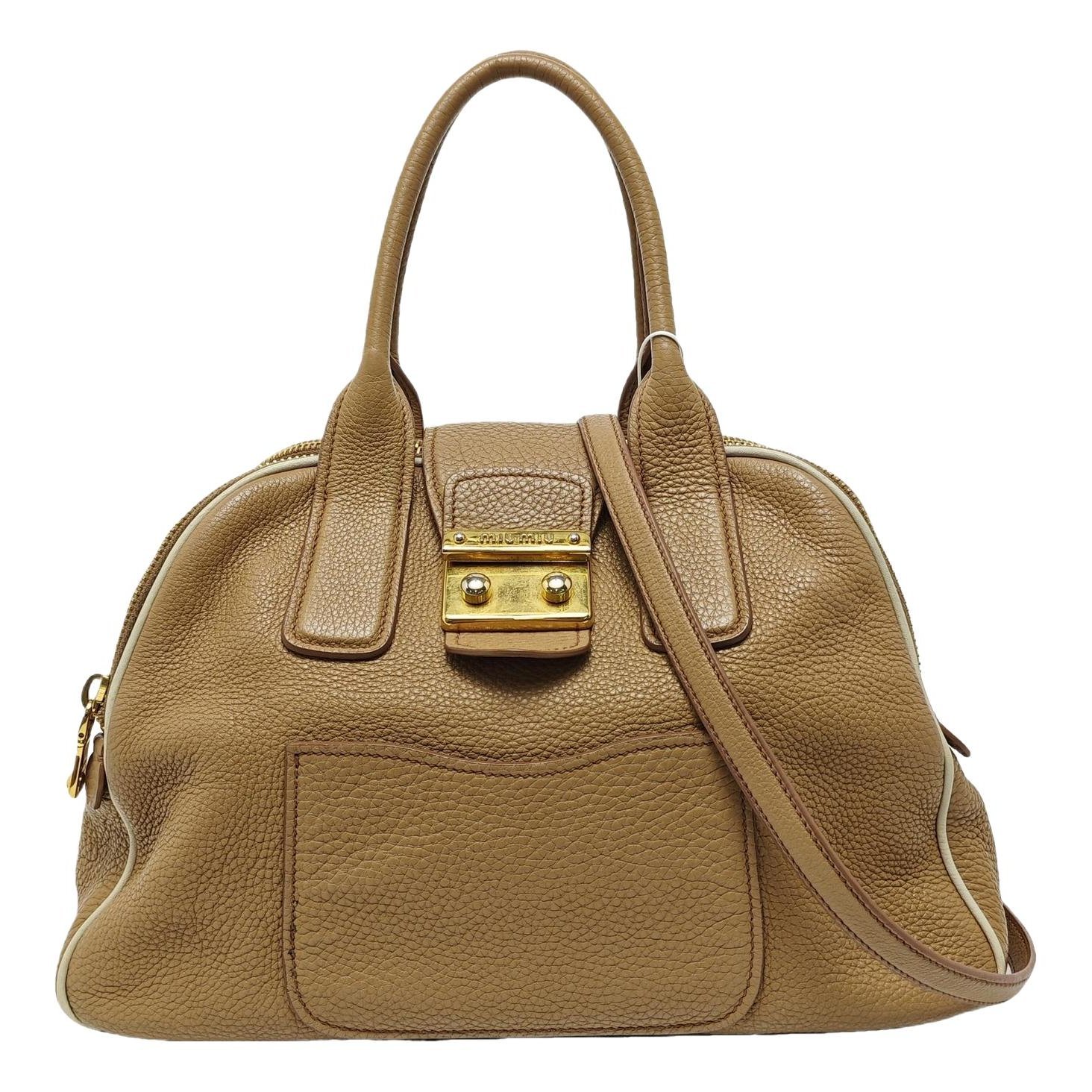 Leather handbag