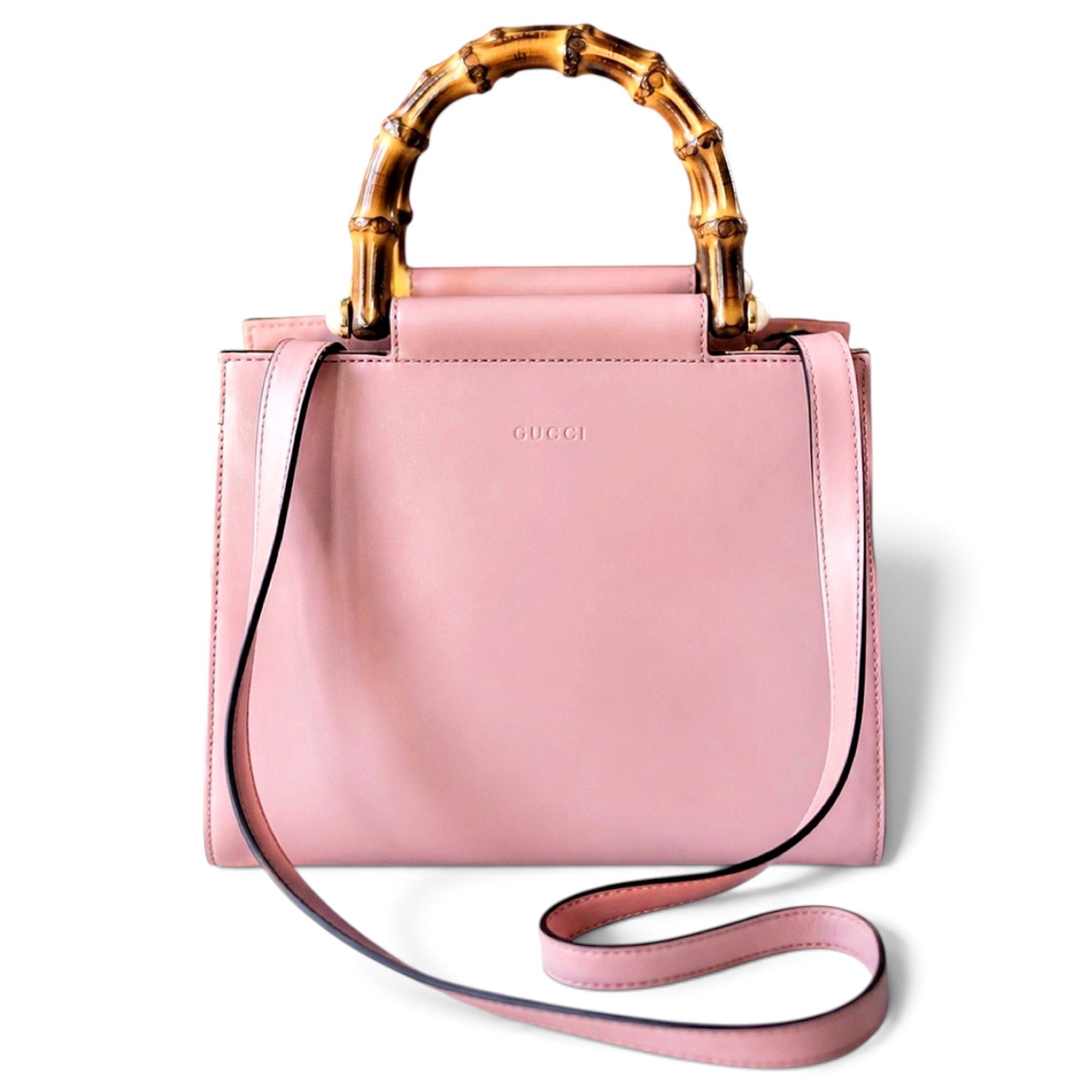 Nymphaea leather handbag
