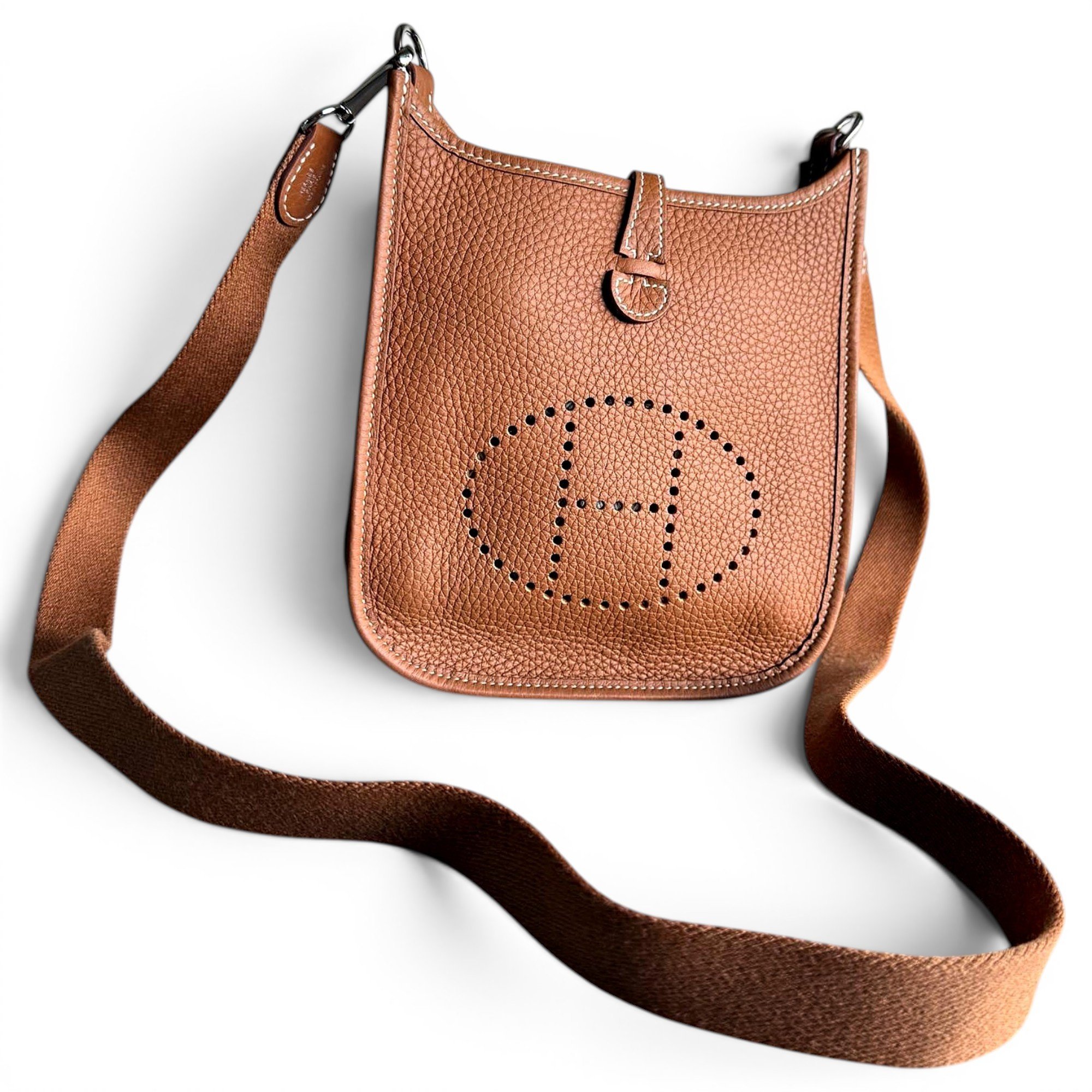 Mini Evelyne leather handbag