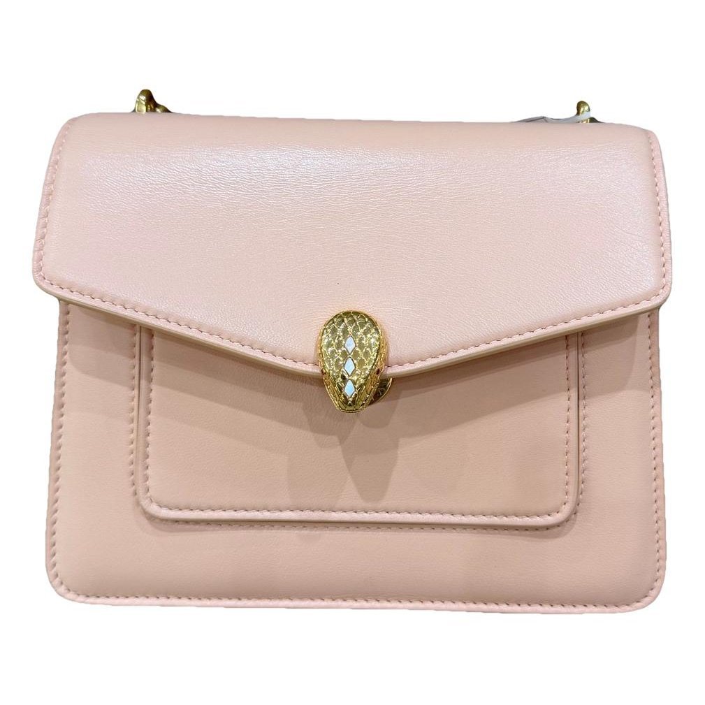 Serpenti leather handbag