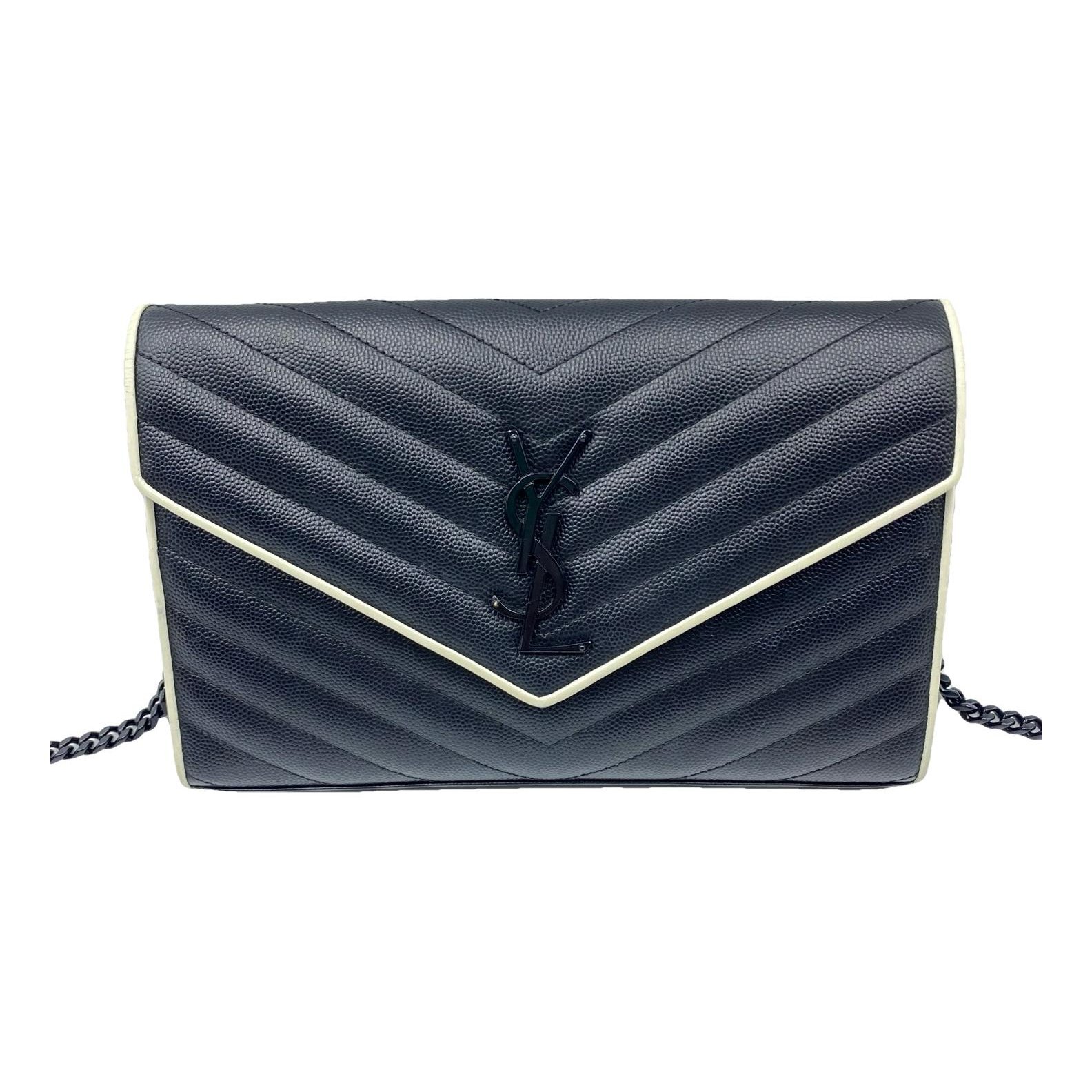 Portefeuille enveloppe leather handbag