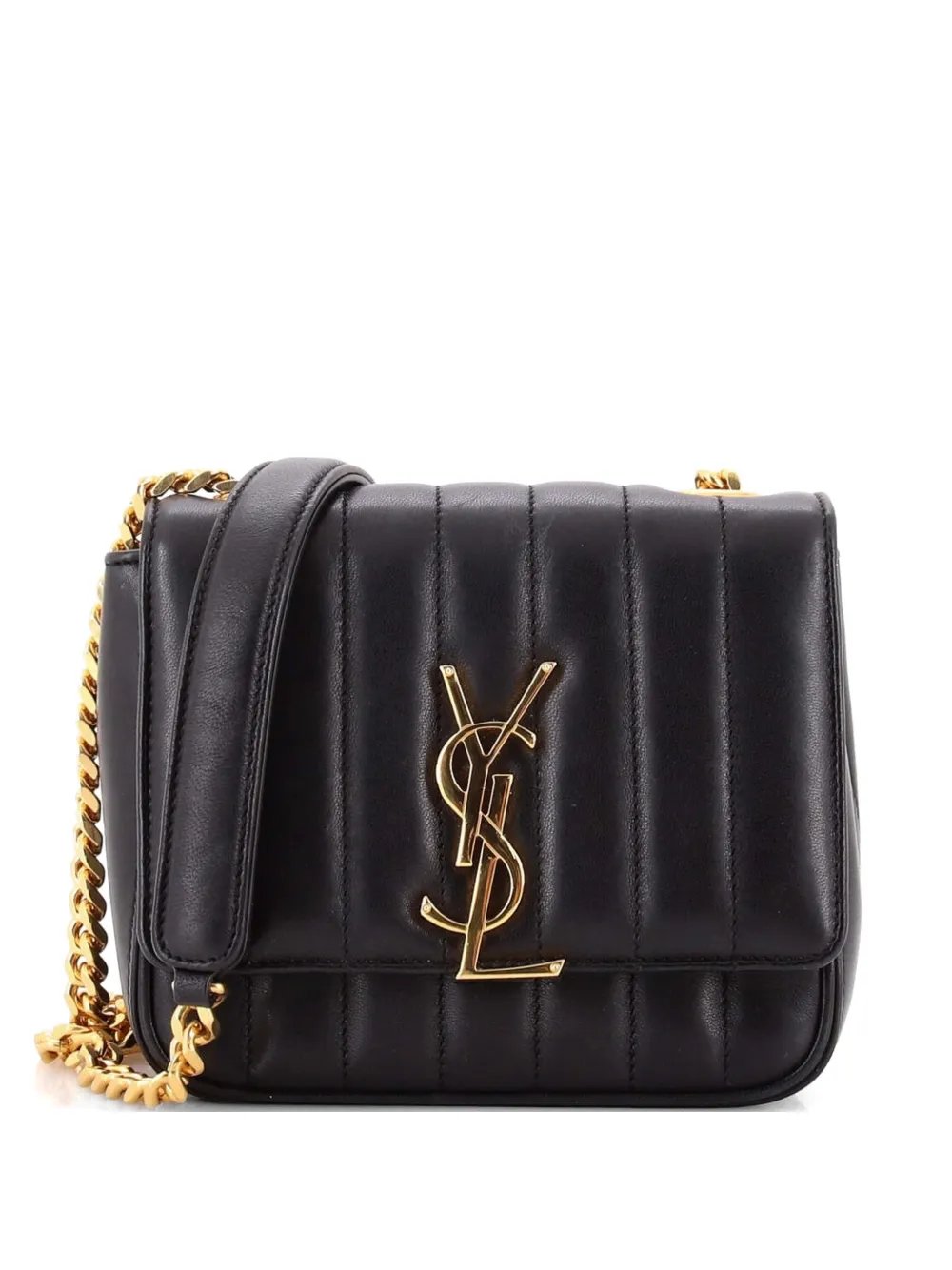 Vicky Vertical Quilted Leather Small crossbody bag