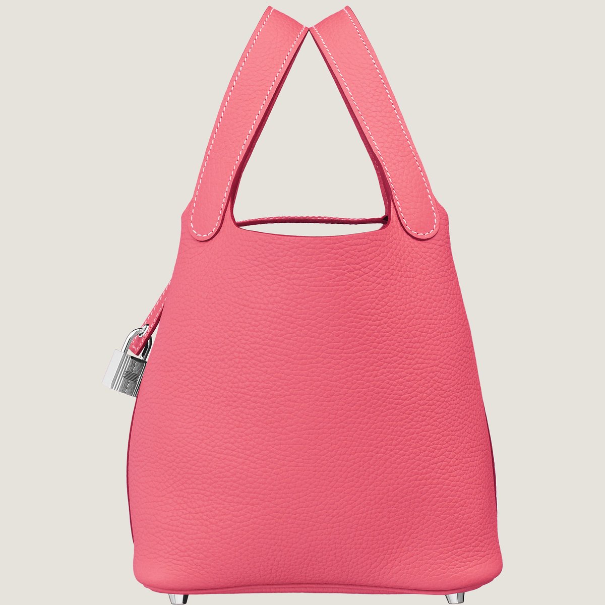 Rose Azalée Picotin Lock 18 Bag