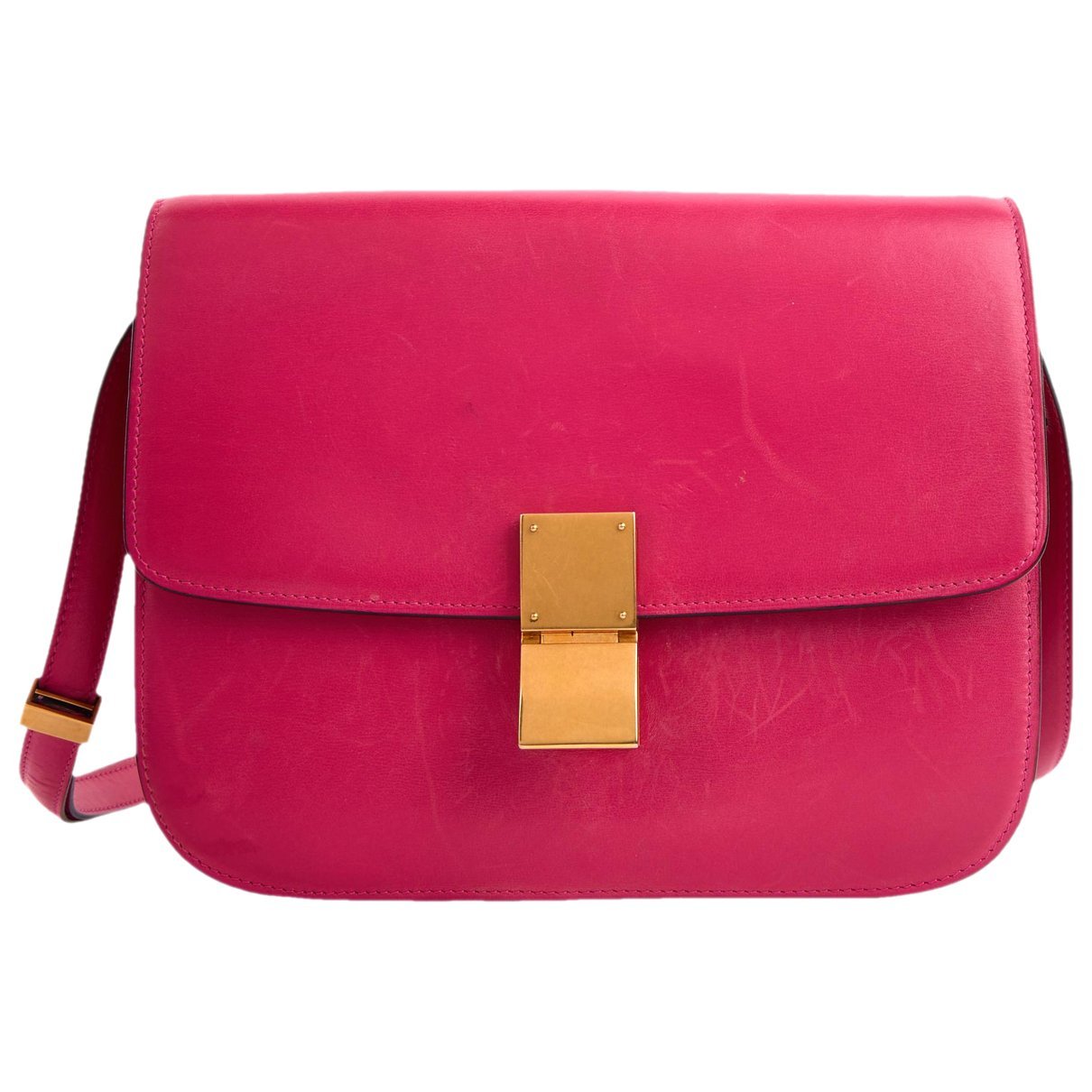 Classic leather crossbody bag