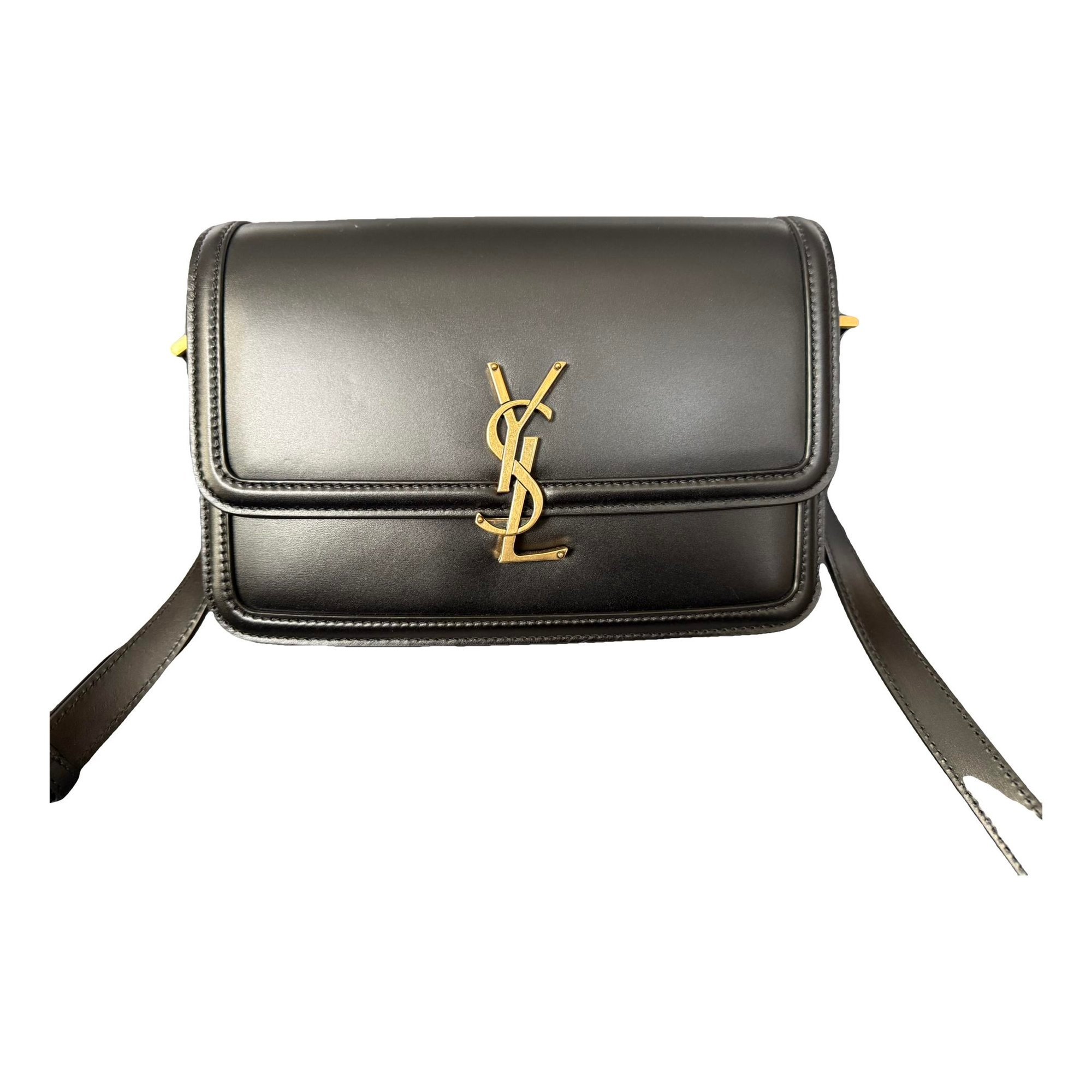 Solférino leather handbag