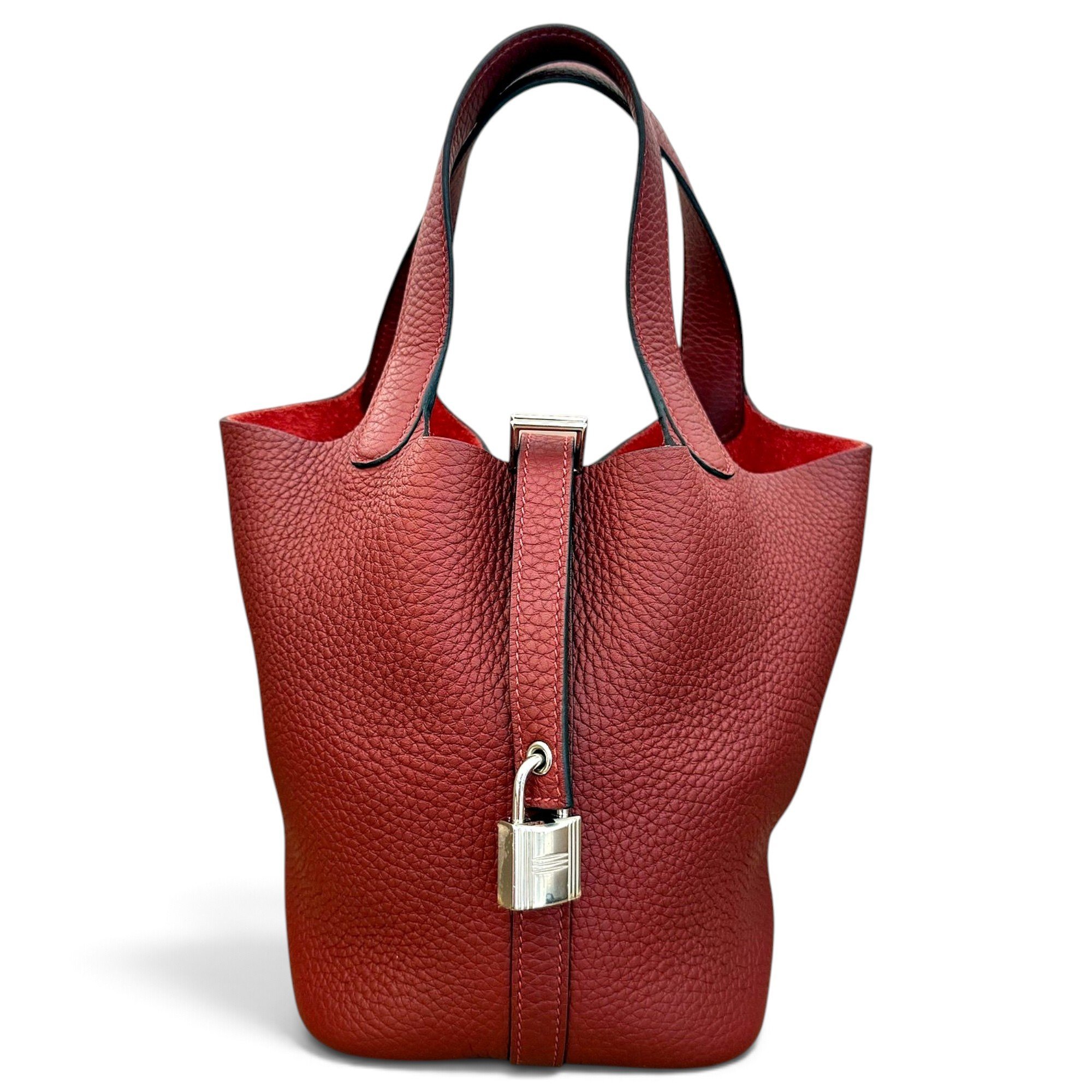 Picotin leather handbag