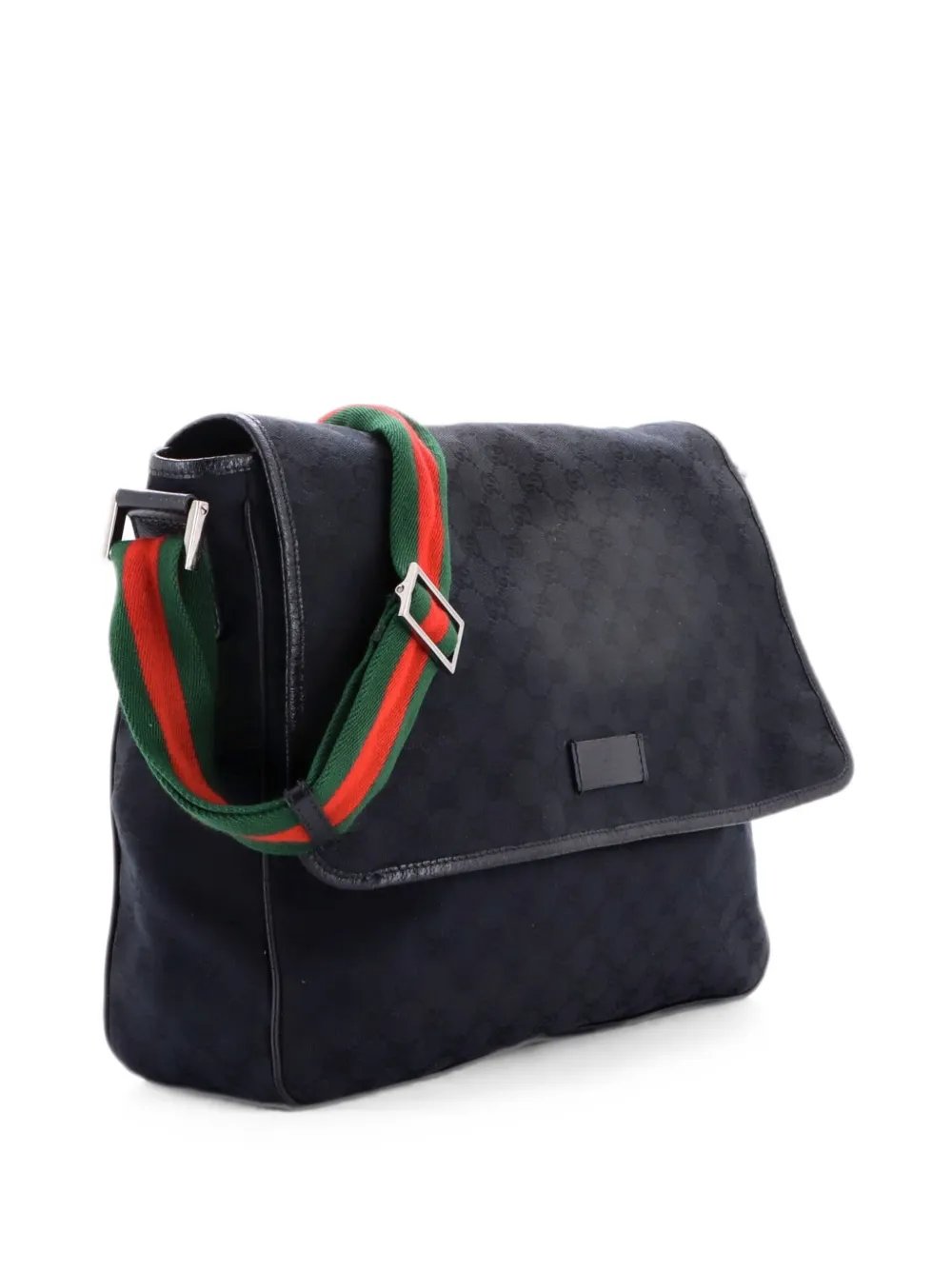 Web Strap Flap Messenger GG Canvas Medium crossbody bag