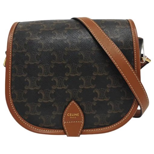 Celine Folco leather crossbody bag