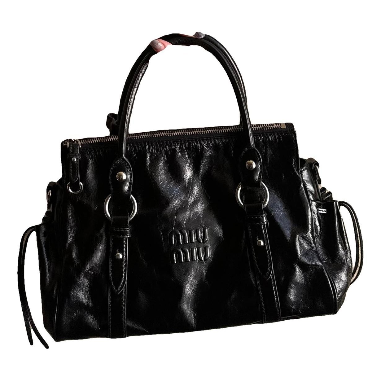 Leather handbag