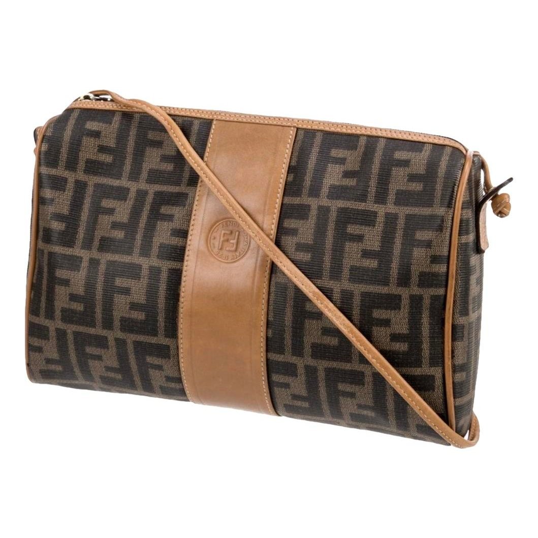 FF leather crossbody bag