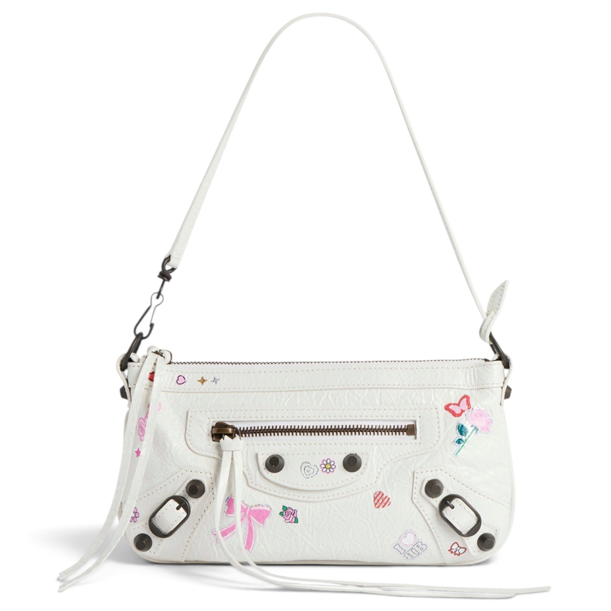 City leather handbag