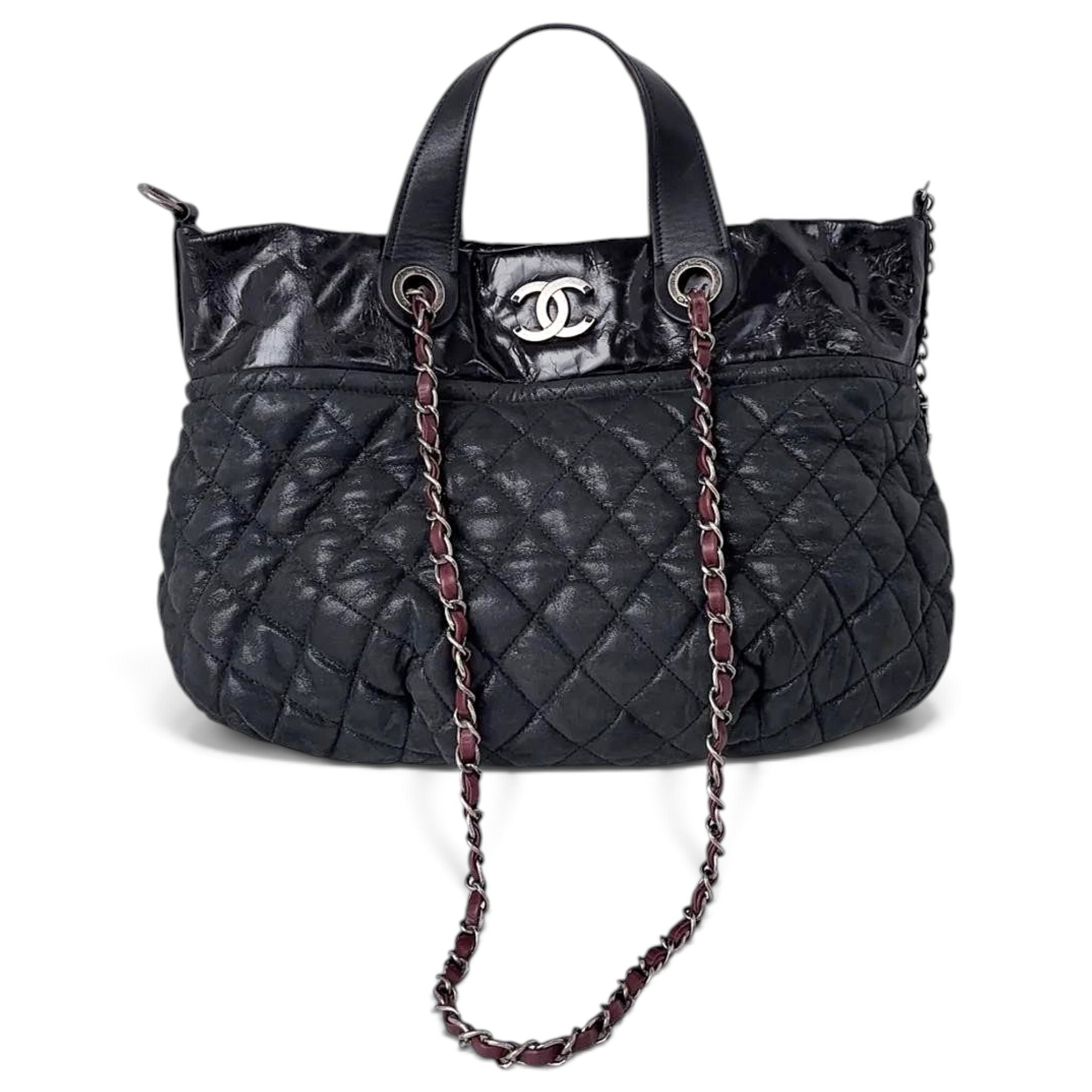 Leather tote
