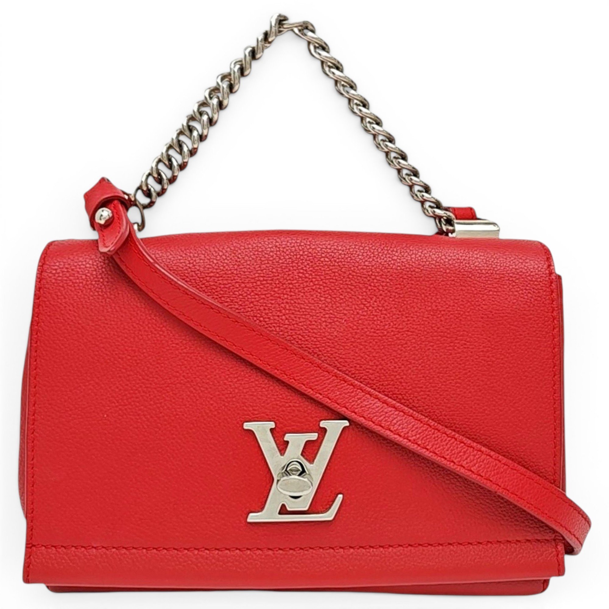Lockme leather handbag