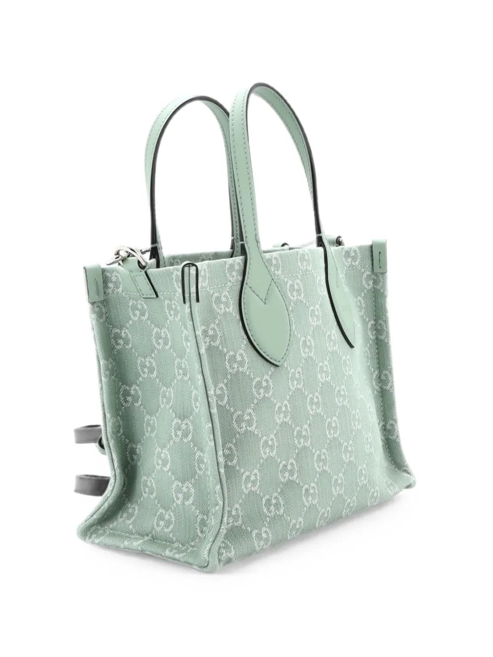 Ophidia Shopper GG Denim Medium tote bag