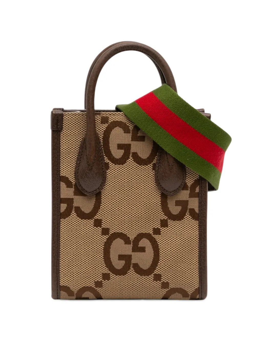 2016-2026 Mini Jumbo GG Canvas Web satchel
