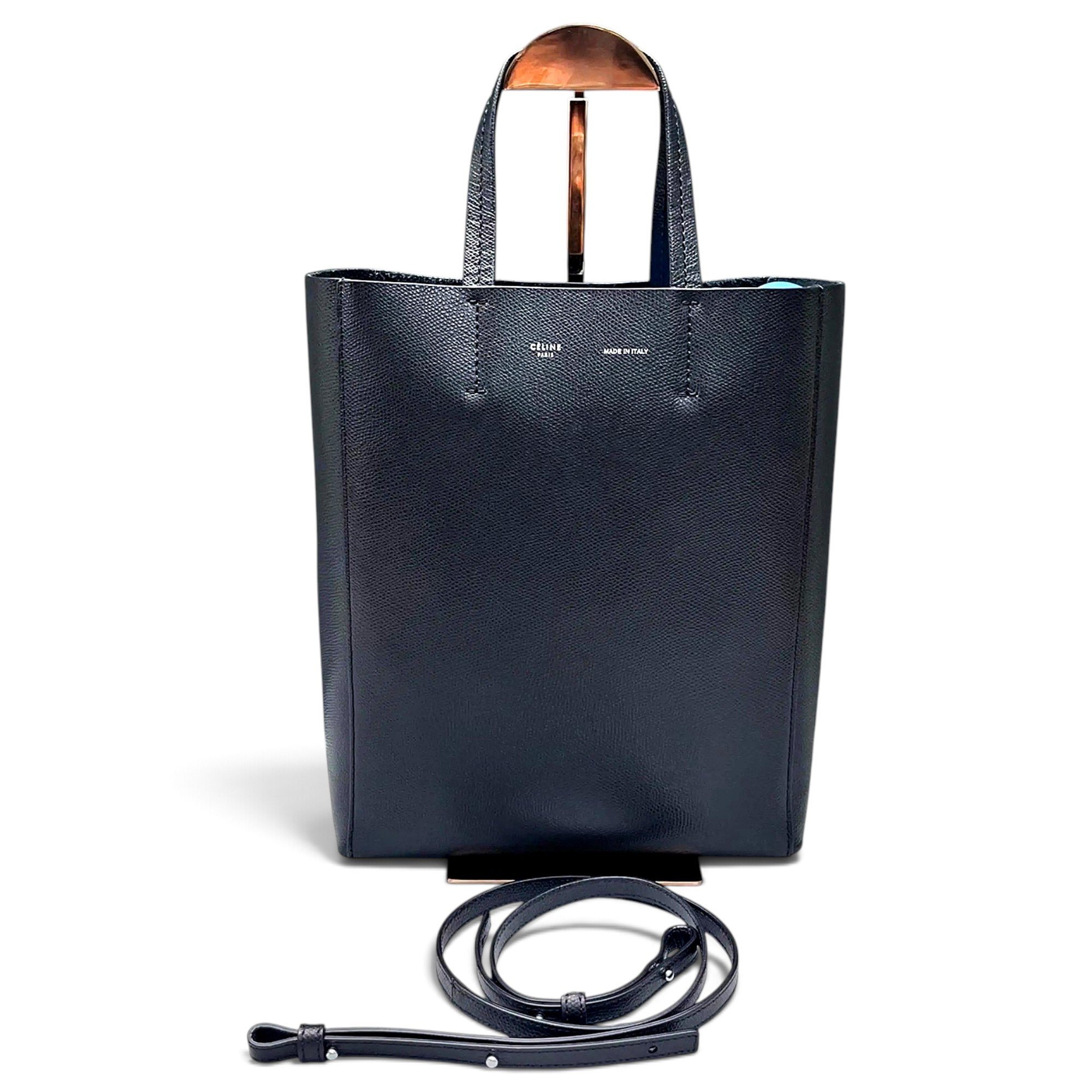 Cabas leather crossbody bag