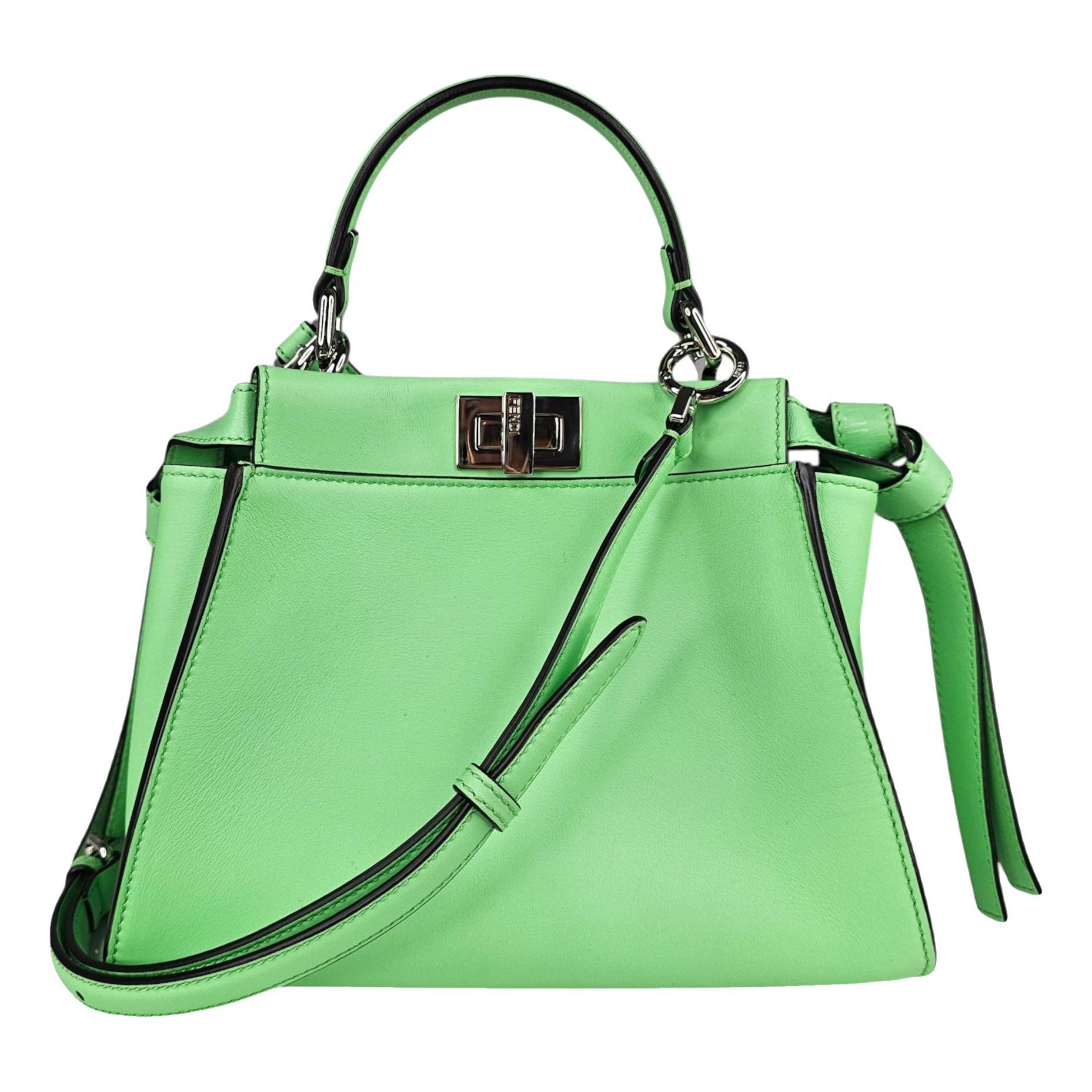 Peekaboo leather handbag