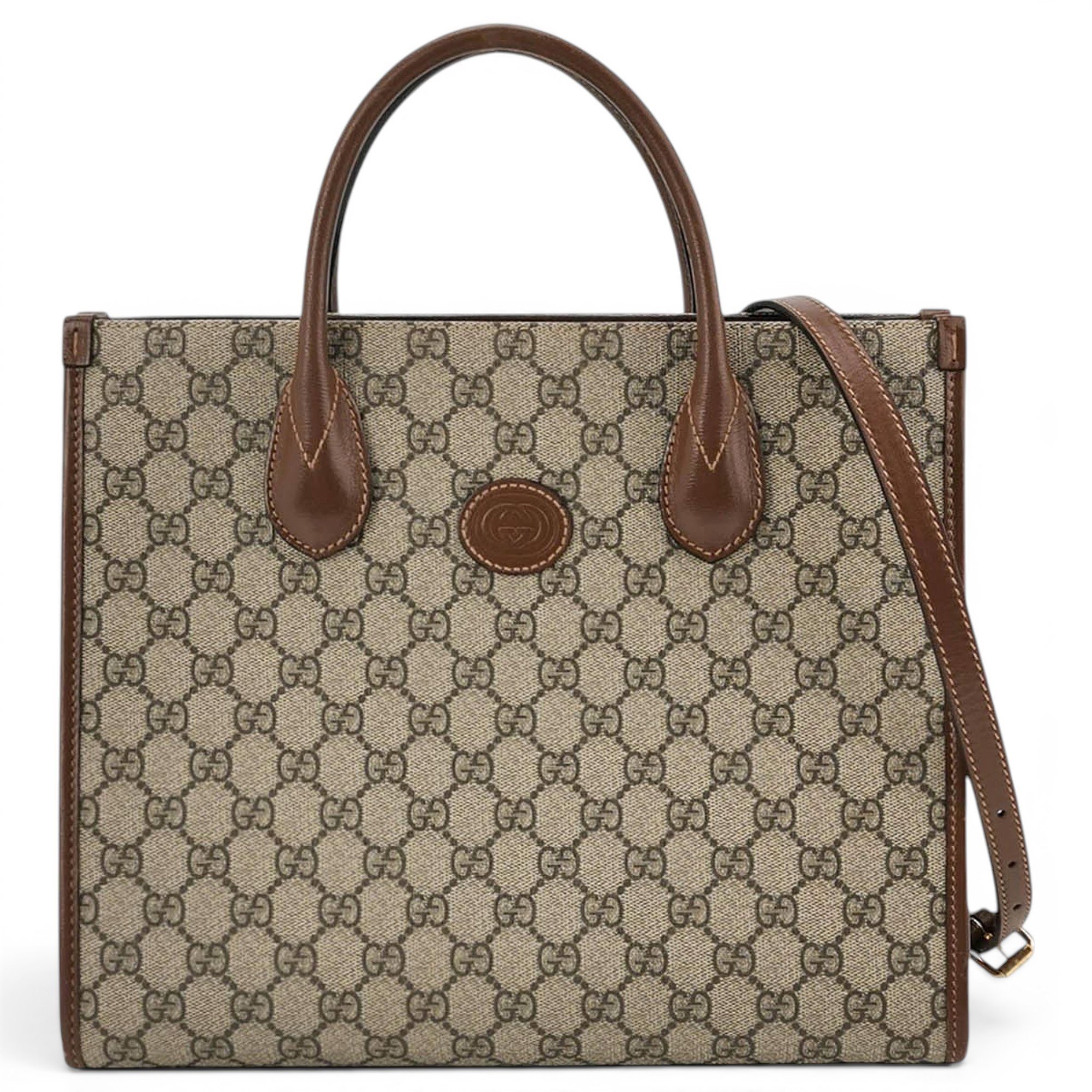 Leather tote