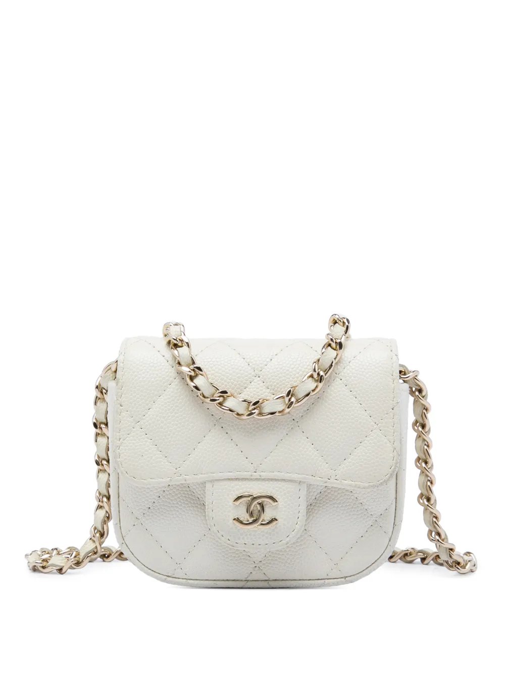 2021 Mini Quilted Caviar Clutch With Chain crossbody bag