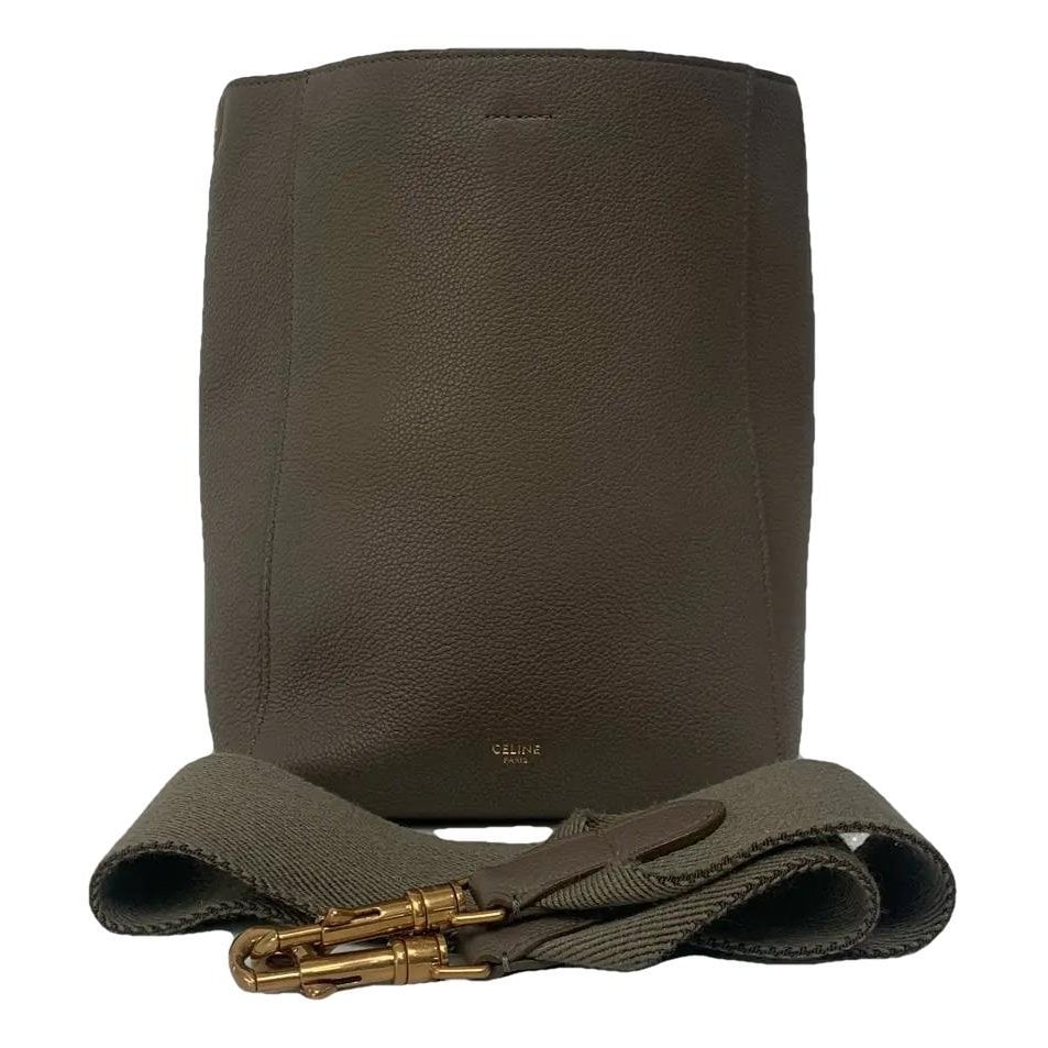 Seau Sangle leather tote