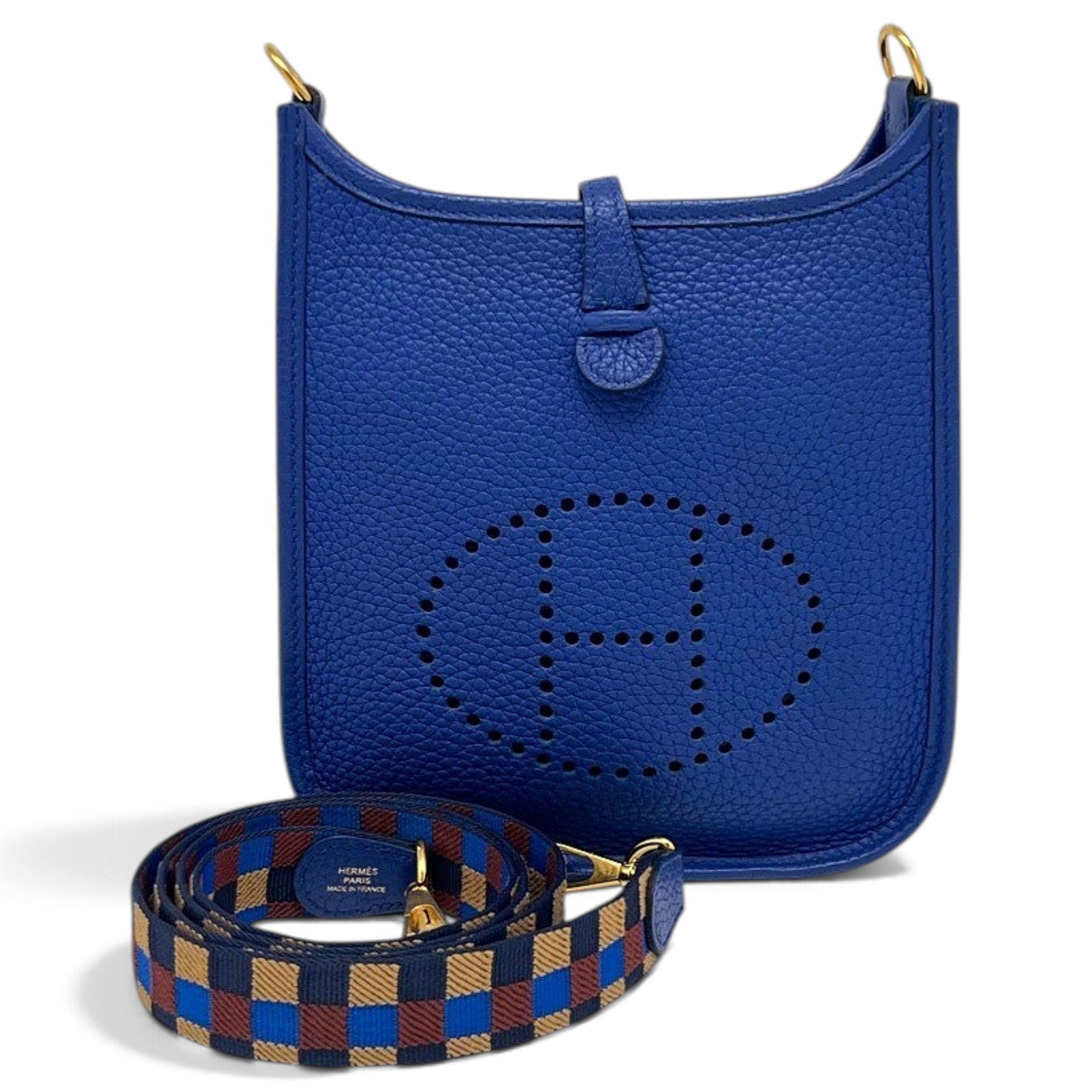 Mini Evelyne leather handbag