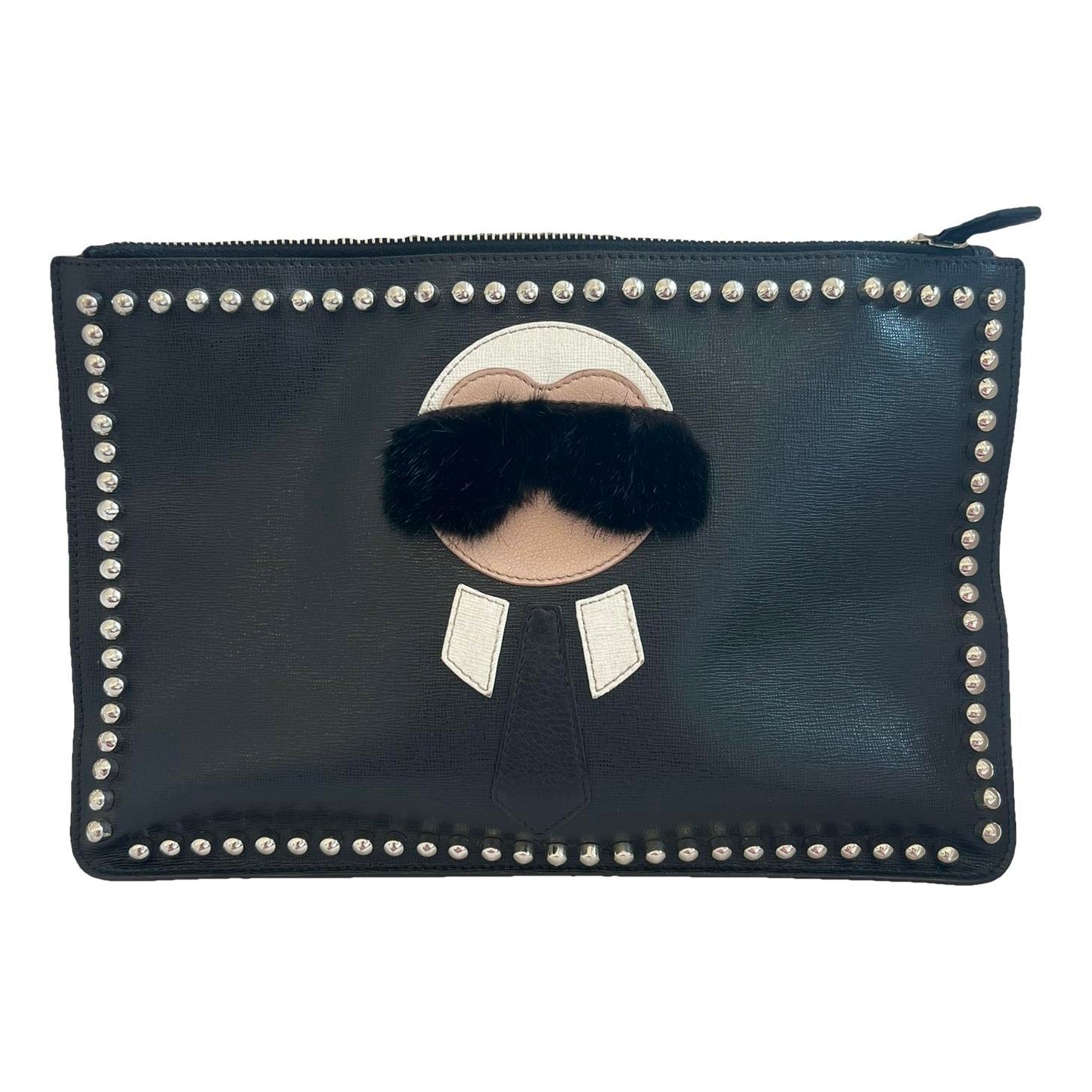 Fendi Leather clutch bag