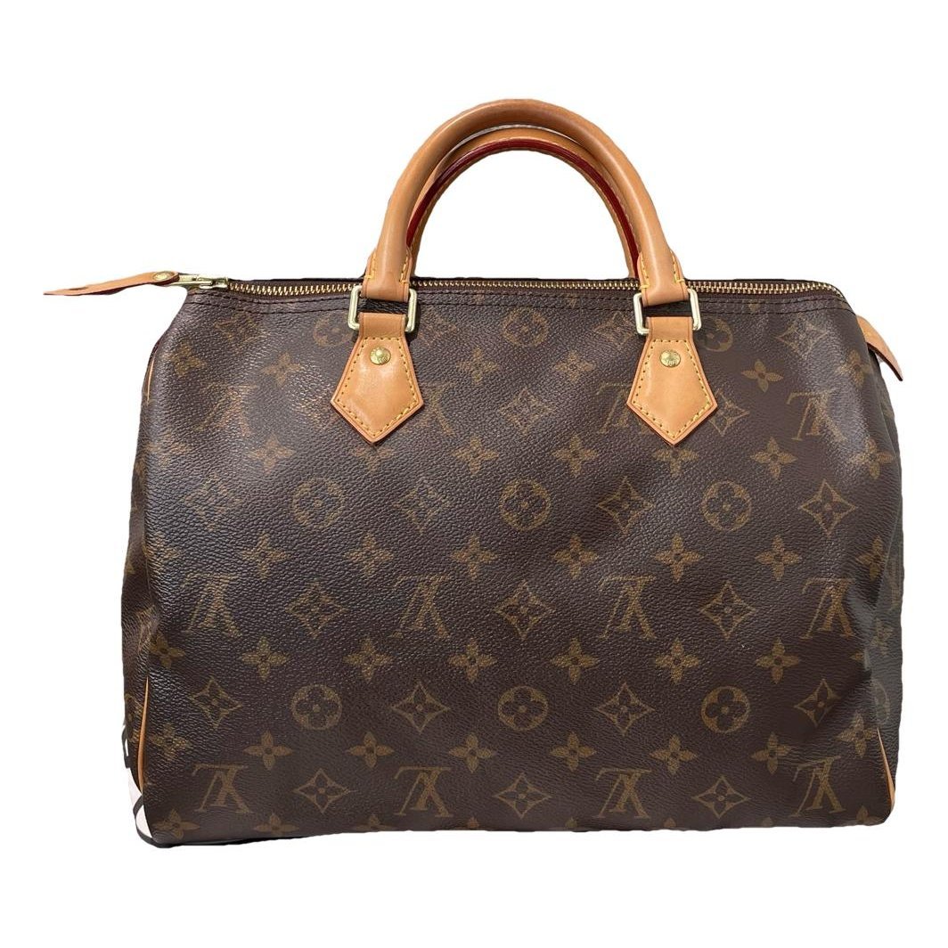 Speedy leather handbag