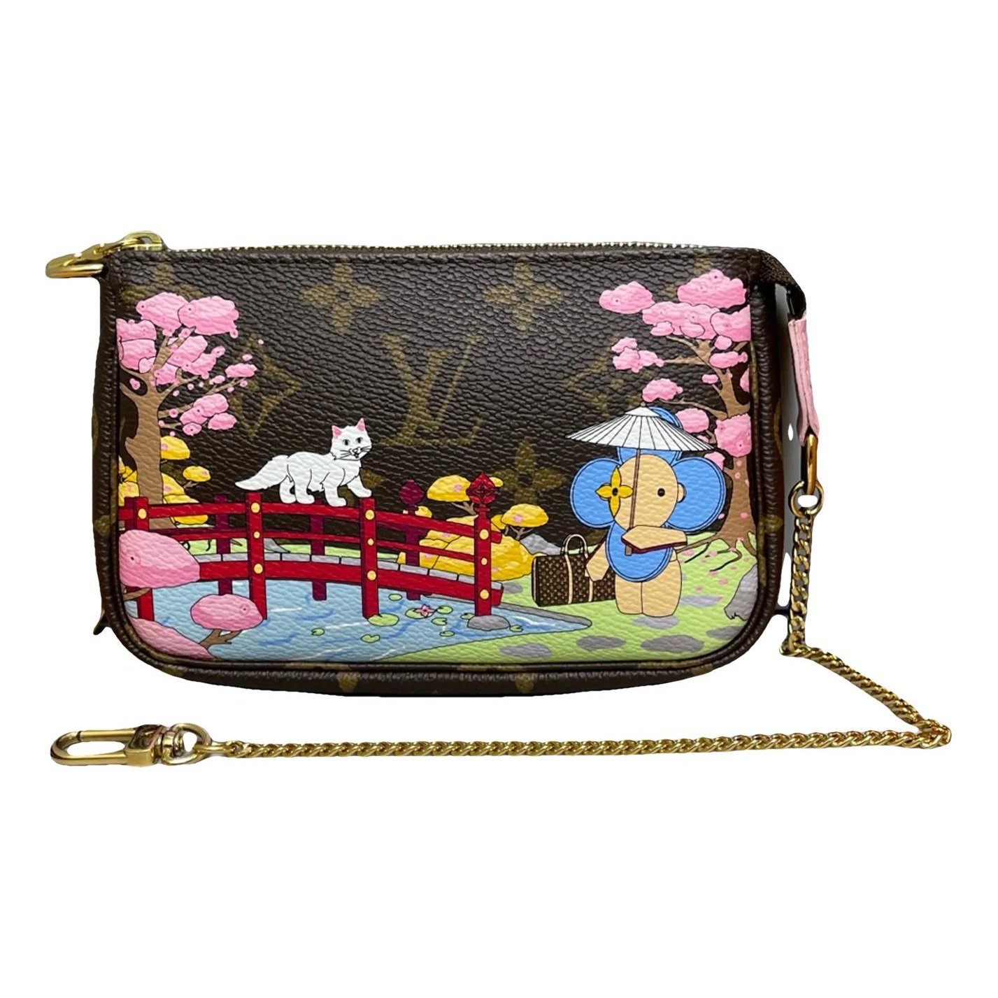 Pochette Accessoire vinyl handbag