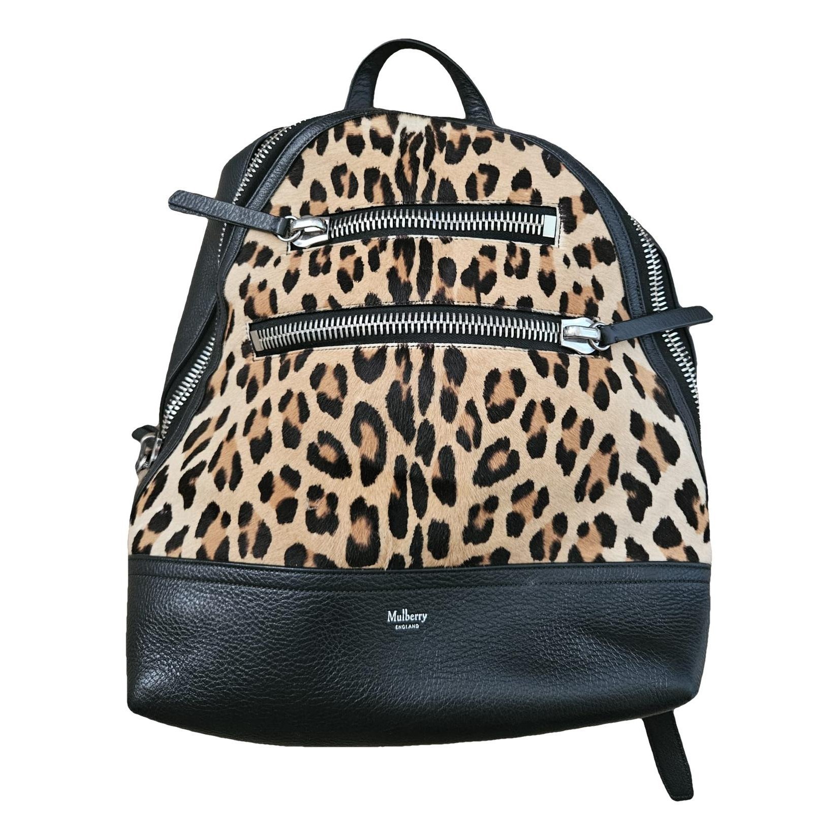 Zipped Backpack leather backpack