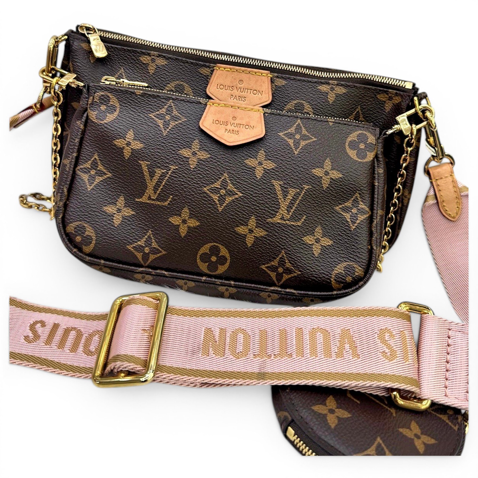 Multi Pochette Accessoires leather handbag