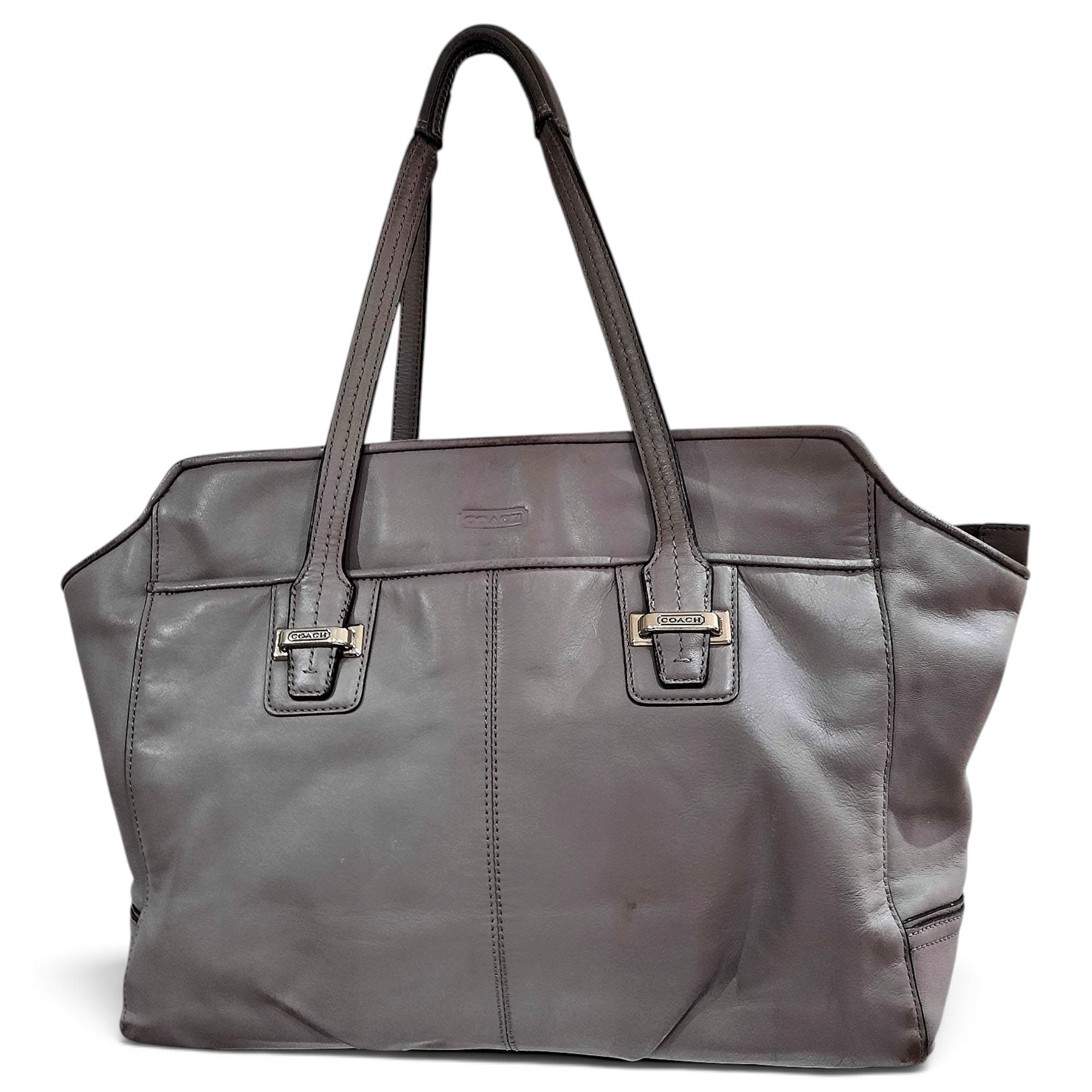 Leather tote