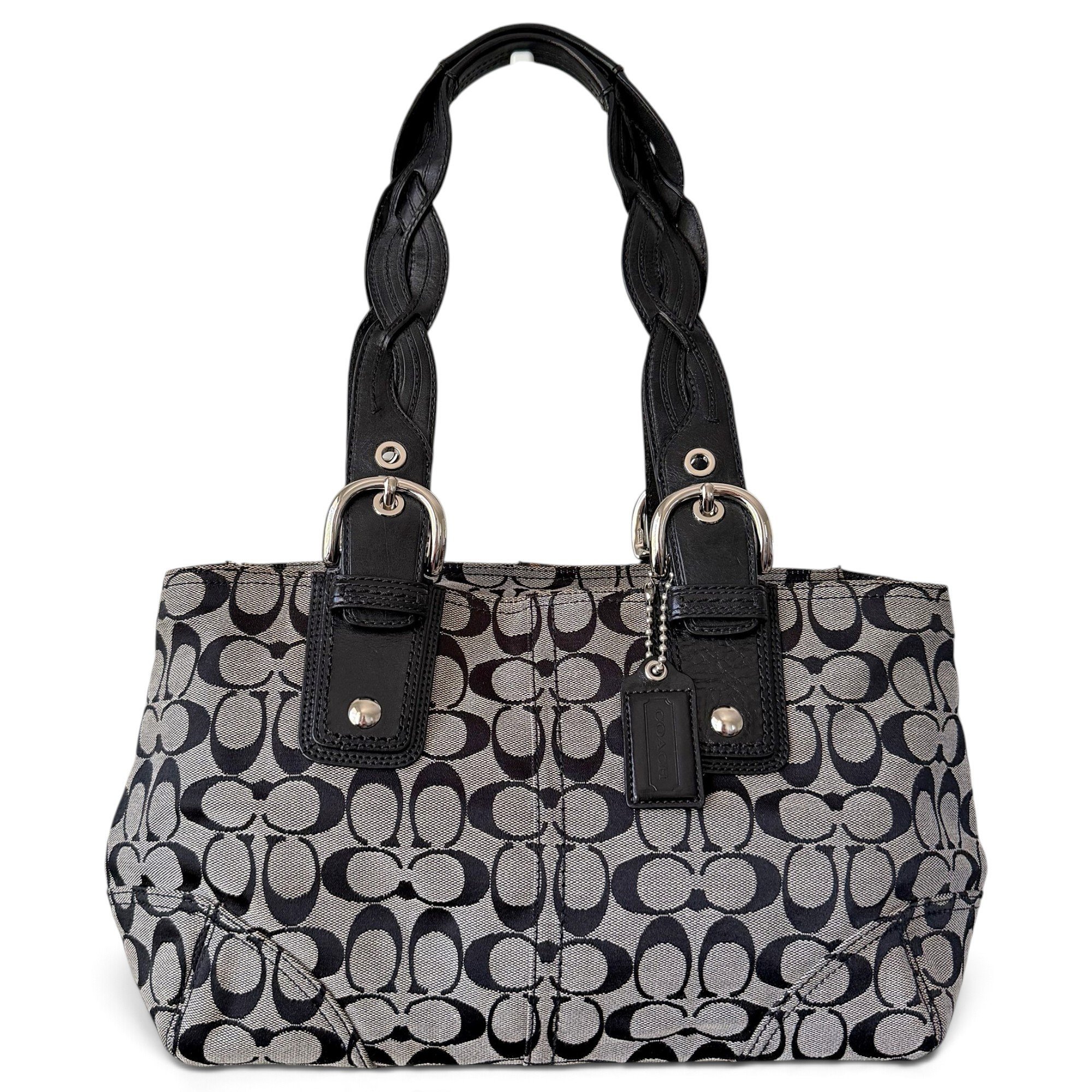Coach Signature Sufflette leather handbag