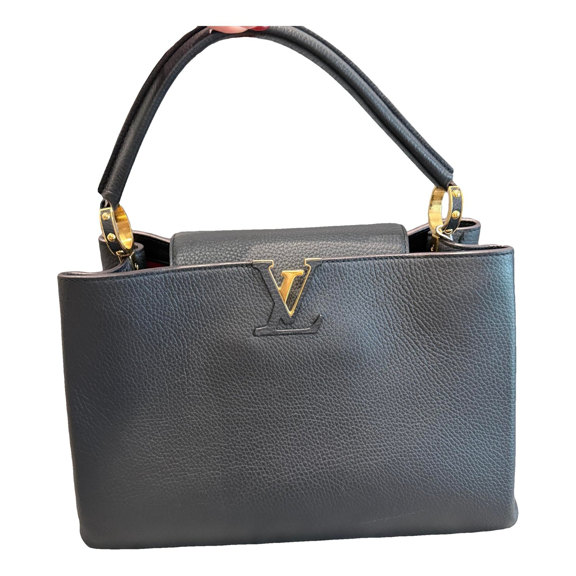 Capucines leather handbag