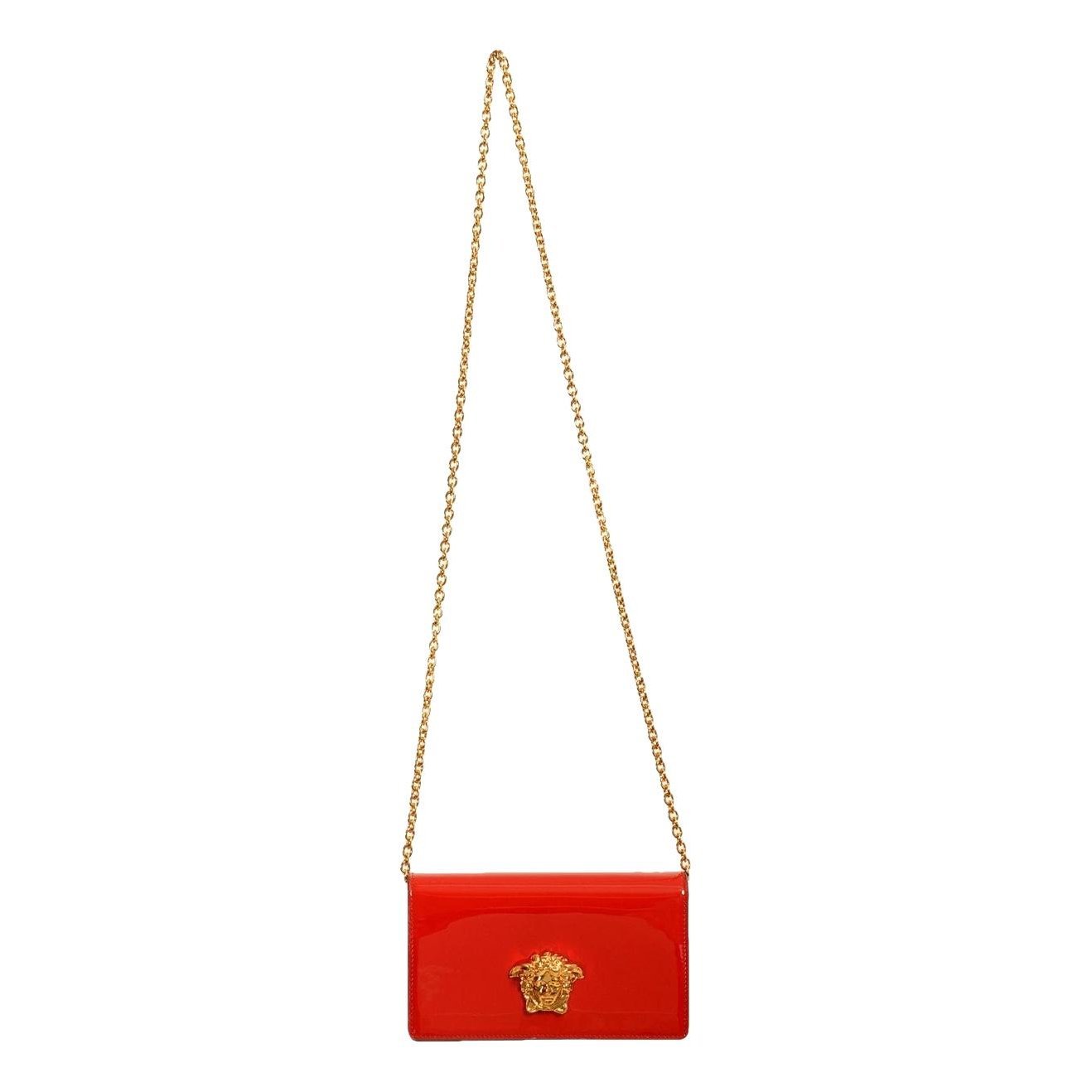 La Medusa patent leather handbag