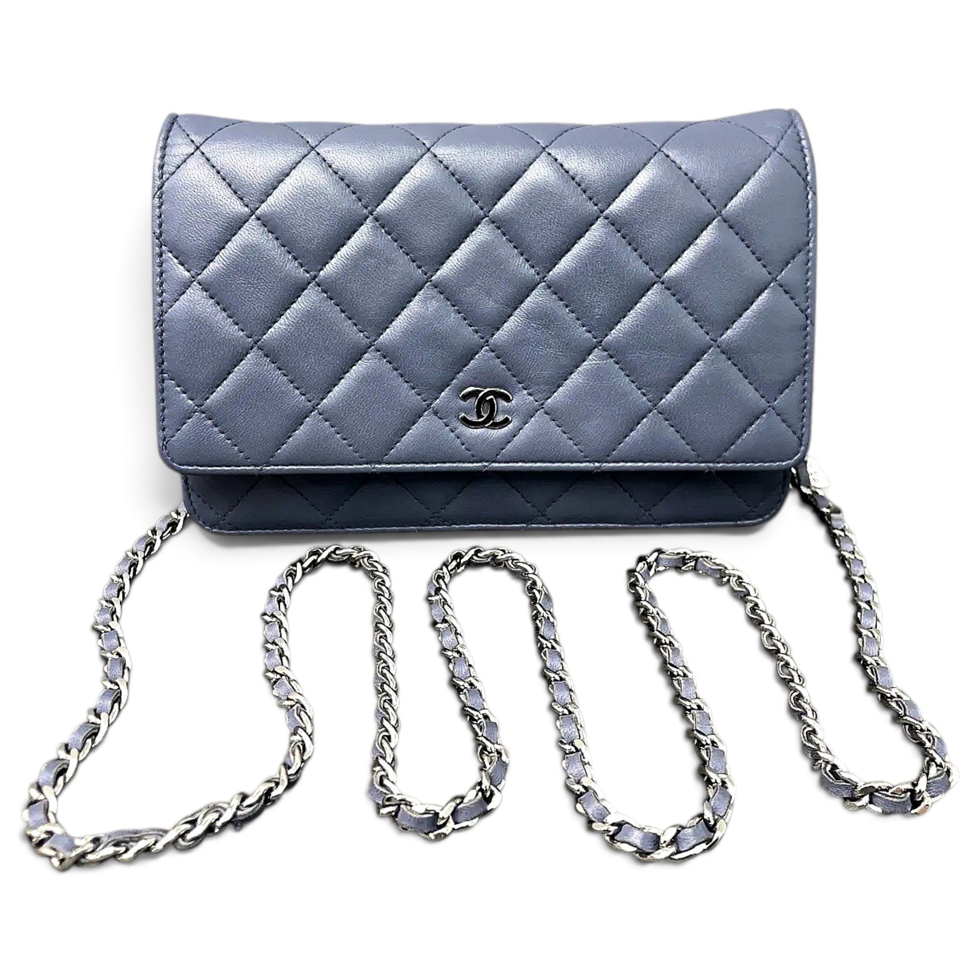 Wallet On Chain Timeless/Classique leather crossbody bag
